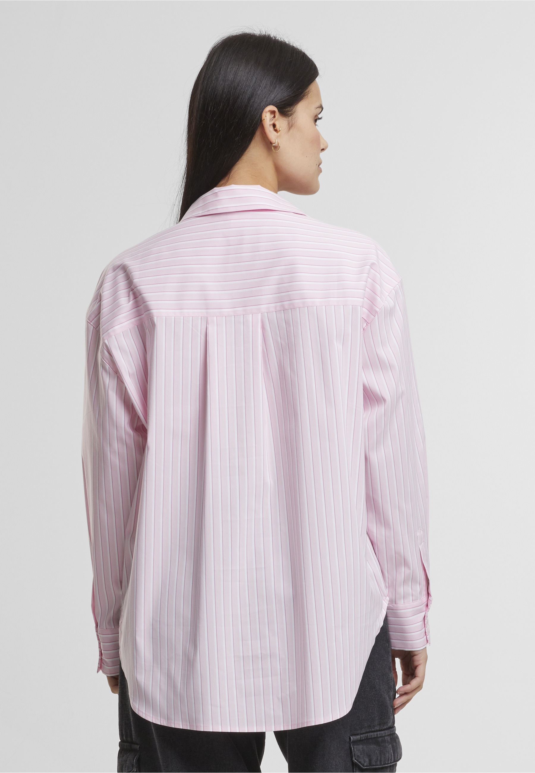 URBAN CLASSICS Klassische Bluse »Urban Classics Ladies Oversized Striped Blouse«
