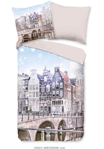 good morning Wendebettwäsche »Amsterdam Houses« (2 ...