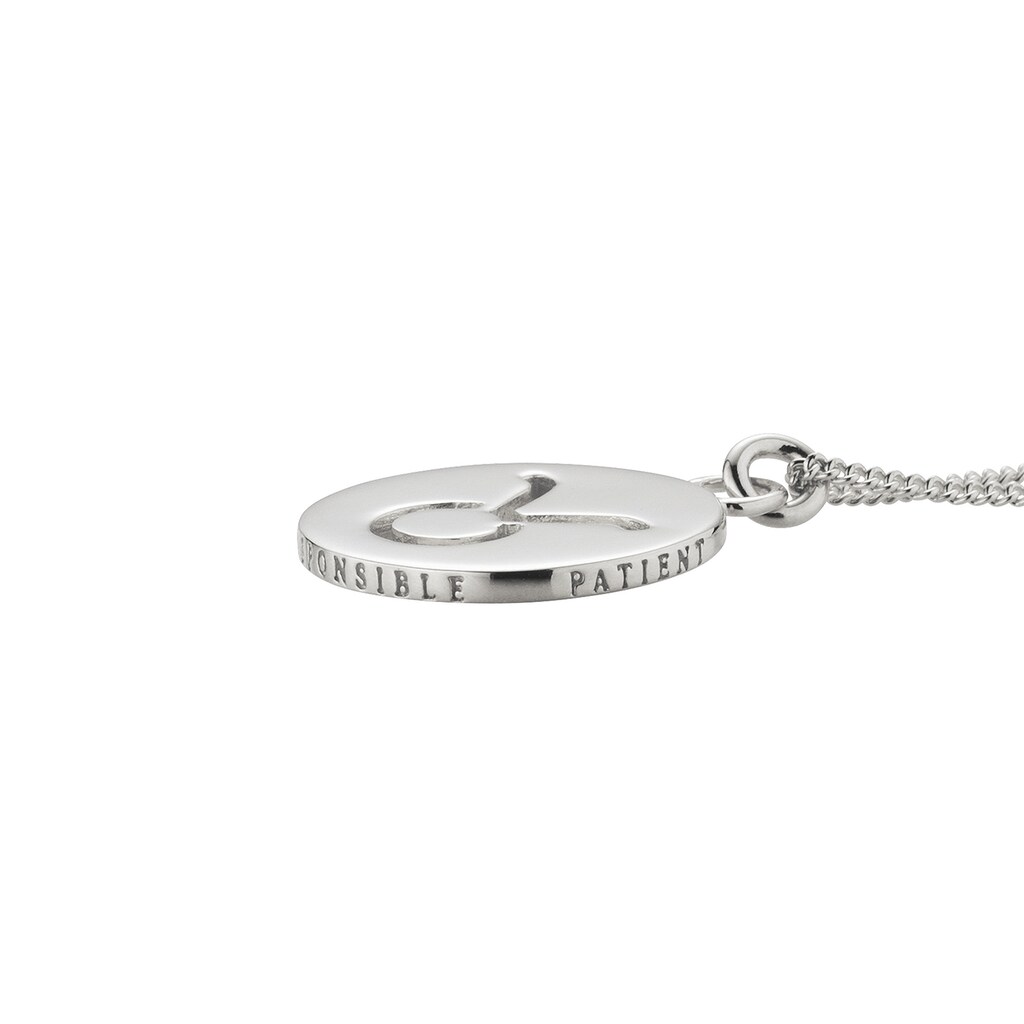 CAÏ Kette mit Anhänger »Stier Sternzeichen 925/- Sterling Silber rhodiniert«