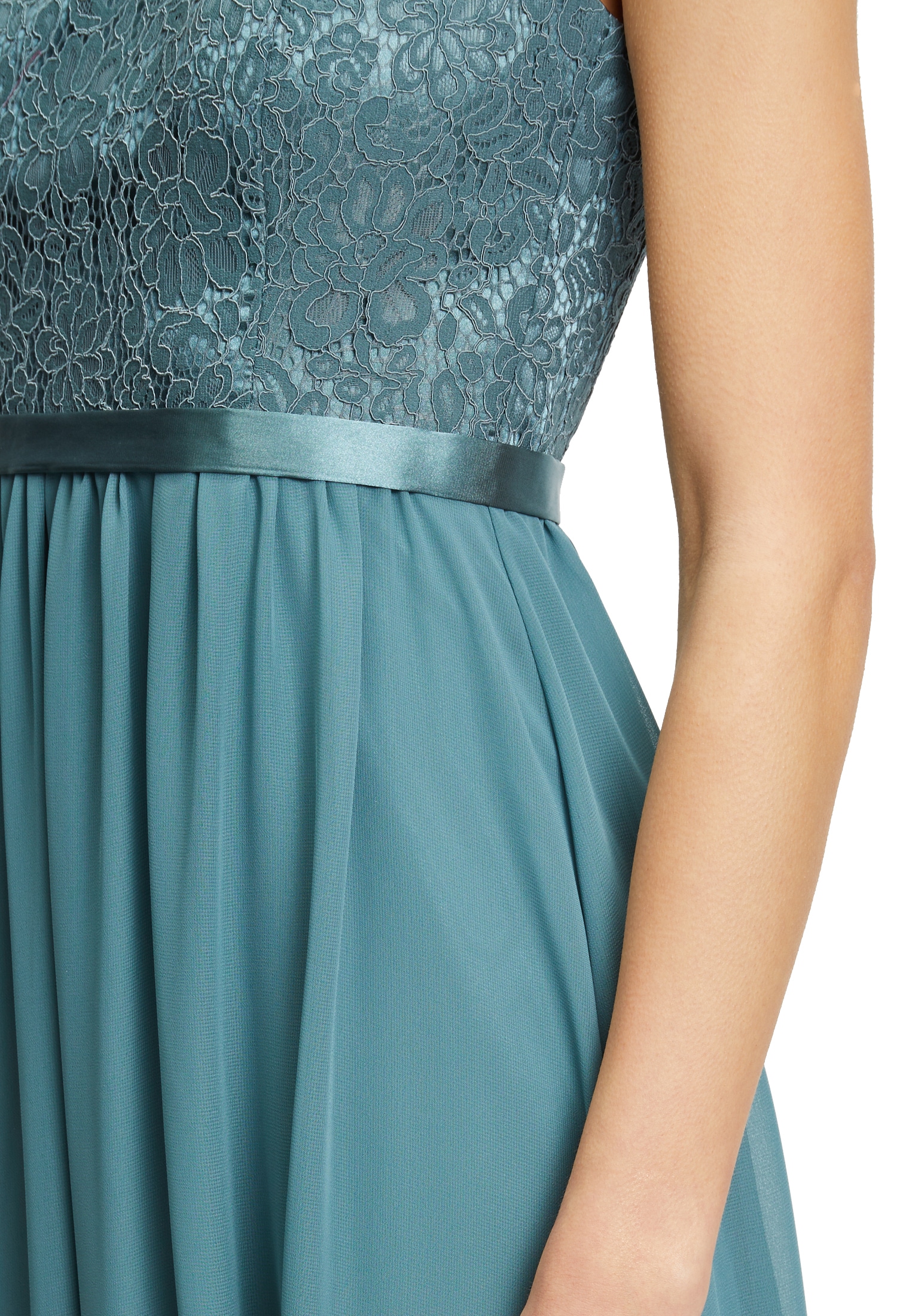 Vera Mont Abendkleid »Vera Mont Damen Abendkleid mit Spitze«, Bogenkante
