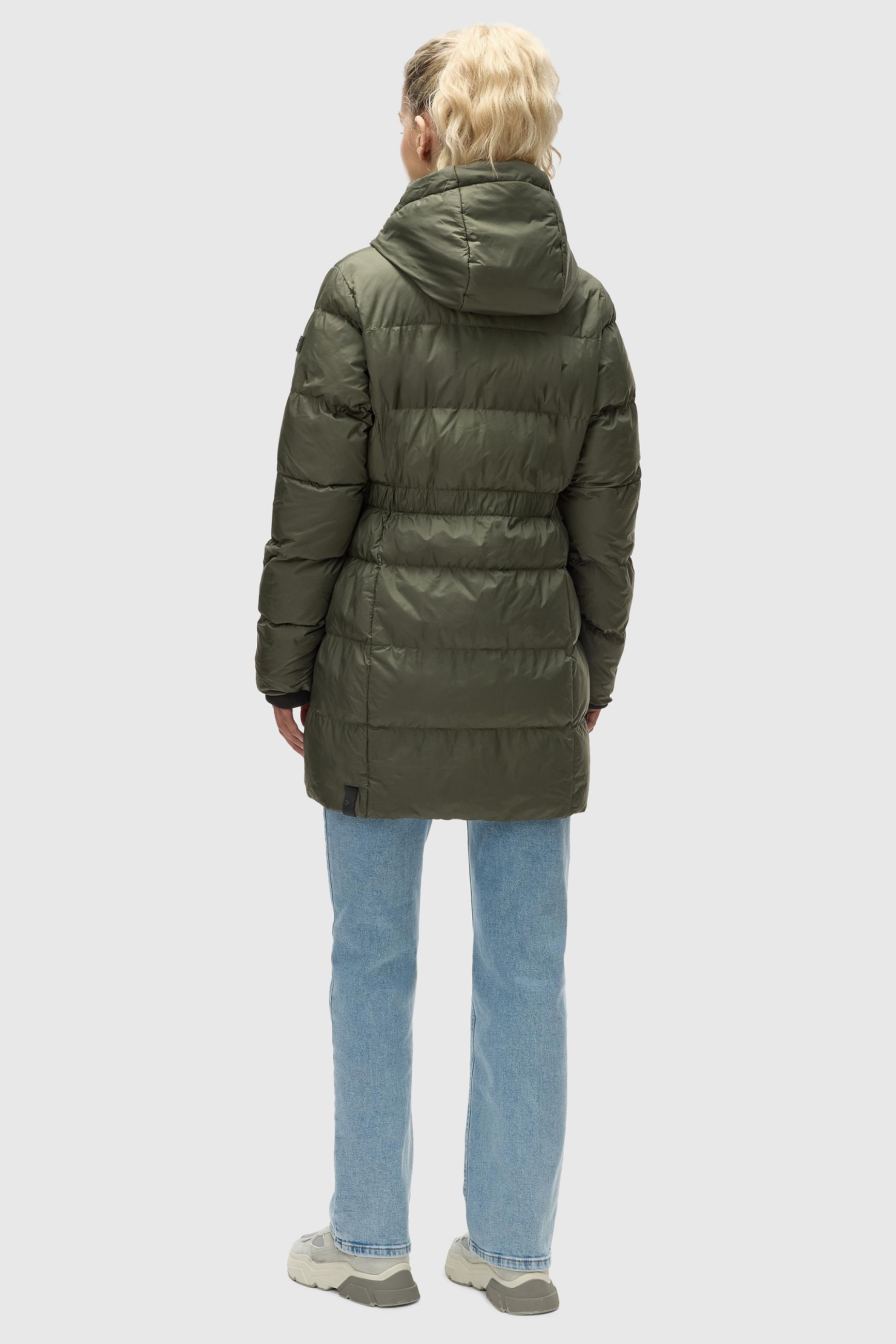 Ragwear Kurzmantel »Niara«, stylischer, gesteppter Wintermantel mit gefütterter Kapuze