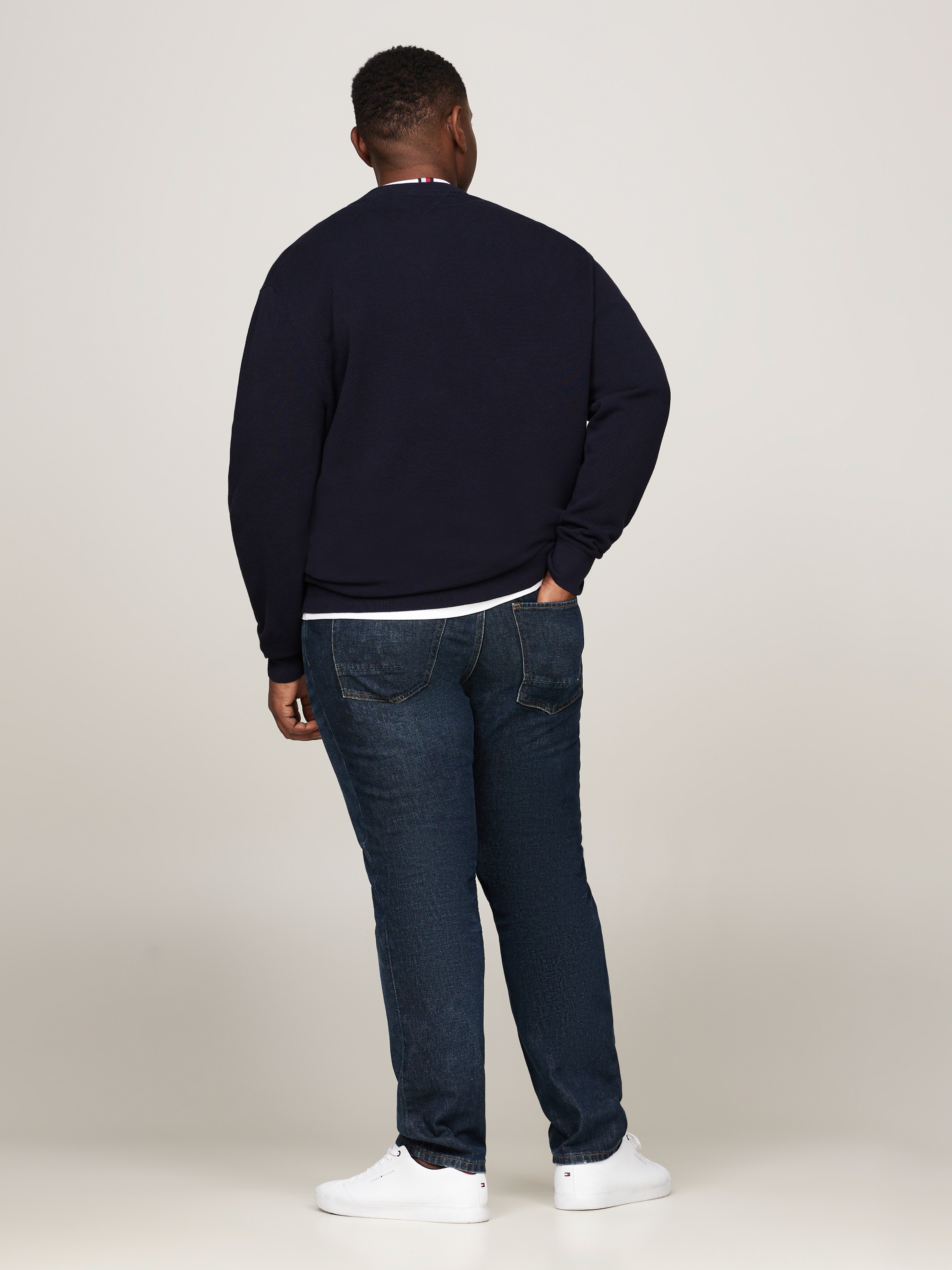 Tommy Hilfiger Big & Tall Rundhalspullover »BT-ESSENTIAL STRUCTURE CREW NECK«, Große Größen