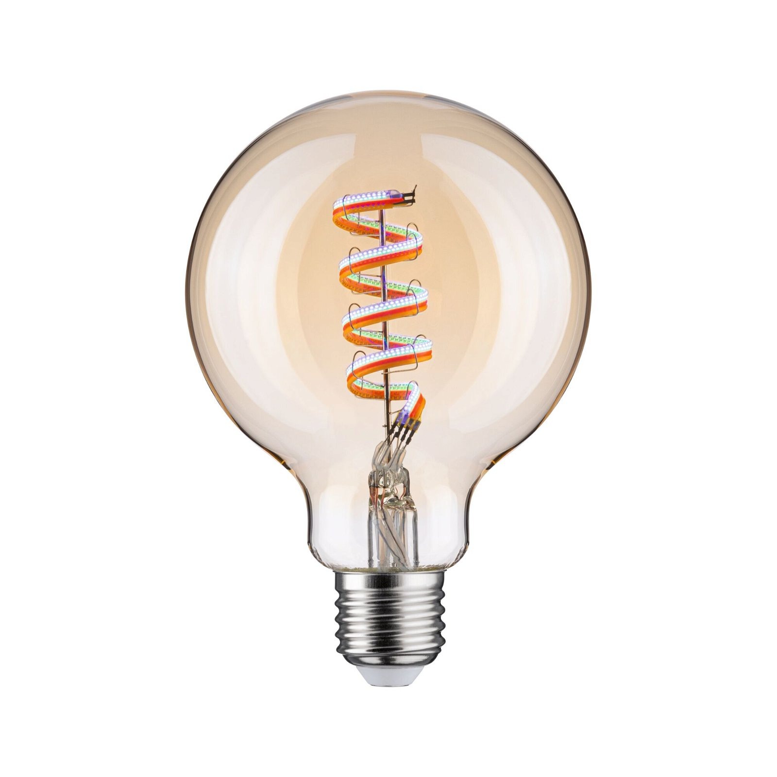 Paulmann LED-Leuchtmittel »Smart Filament G95 470lm 2200K-6500K gold 230V«, 1 St., Tageslichtweiß