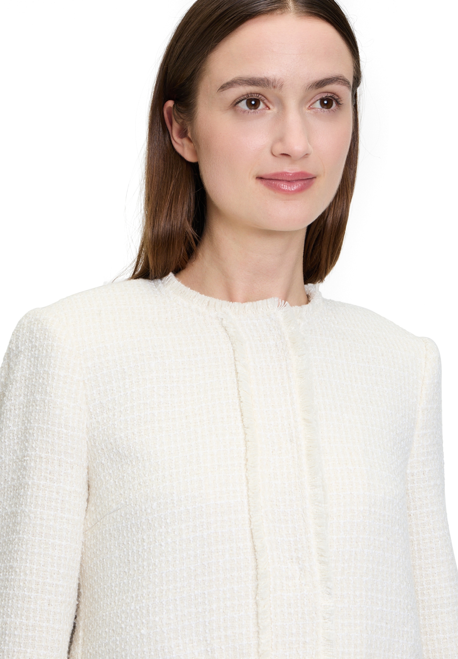 Betty&Co Jackenblazer »Betty & Co Bolero-Jacke mit aufgesetzten Taschen«, Material