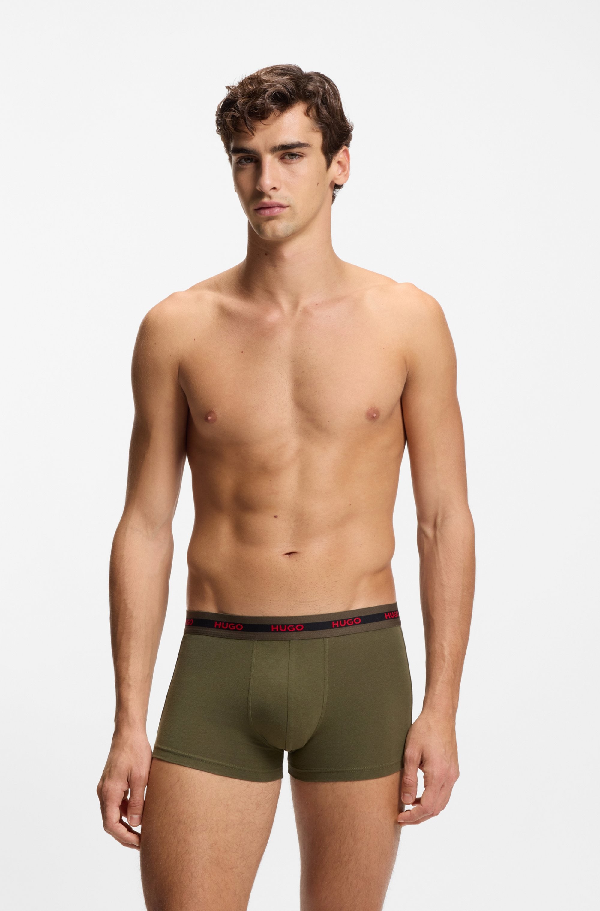 HUGO Underwear Trunk »TRIPLET« Packung, Im Dreierpack, 3 Stk. tlg., mit Logoschriftzug