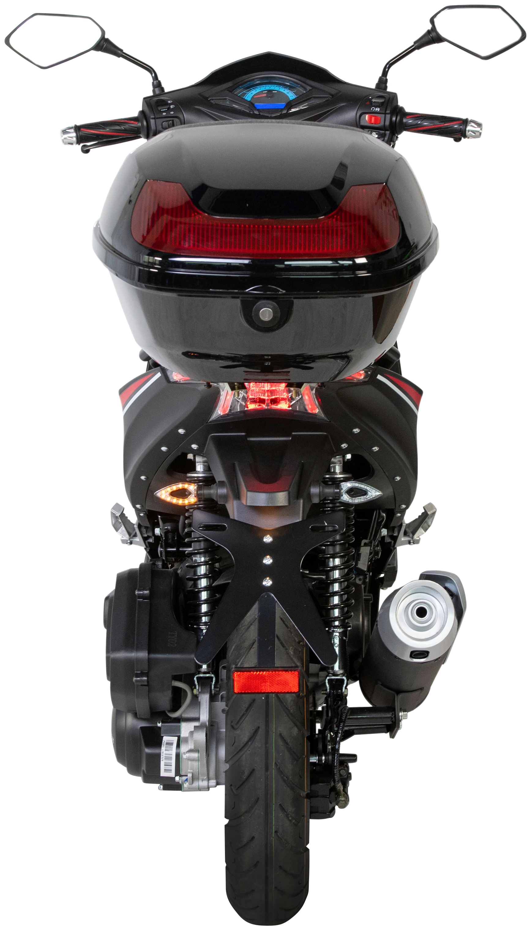 GT UNION Motorroller »Striker«, 125 cm³, 85 km/h, Euro 5, 8,84 PS, (Set),  mit Topcase auf Rechnung kaufen | BAUR