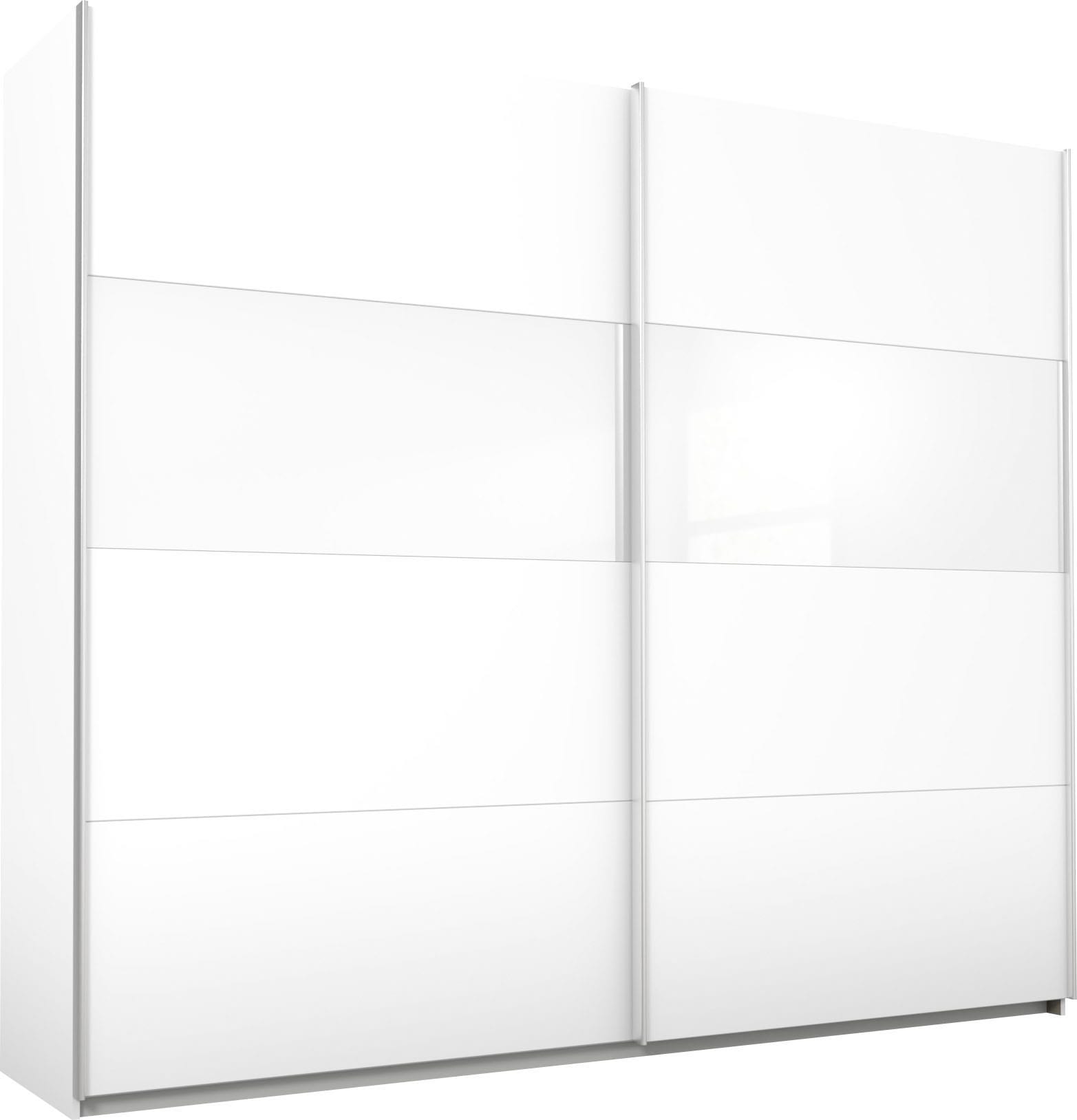 rauch "Quadra Schrank Schlafzimmerschrank in vielen Breiten" Kleiderschrank Garderobenschrank mit Glaselementen