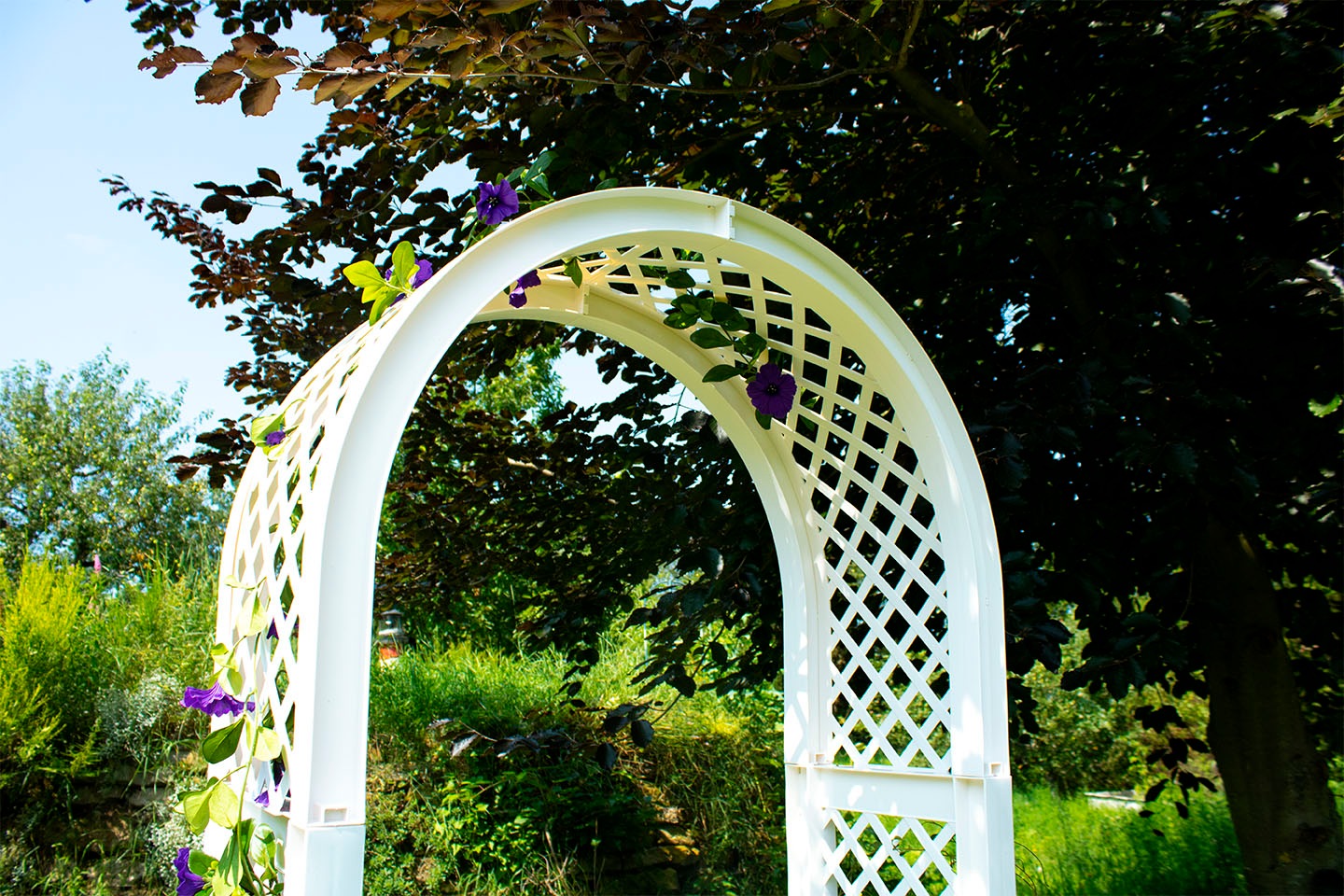 KHW Brüssel Garden Bench White 174cm 3