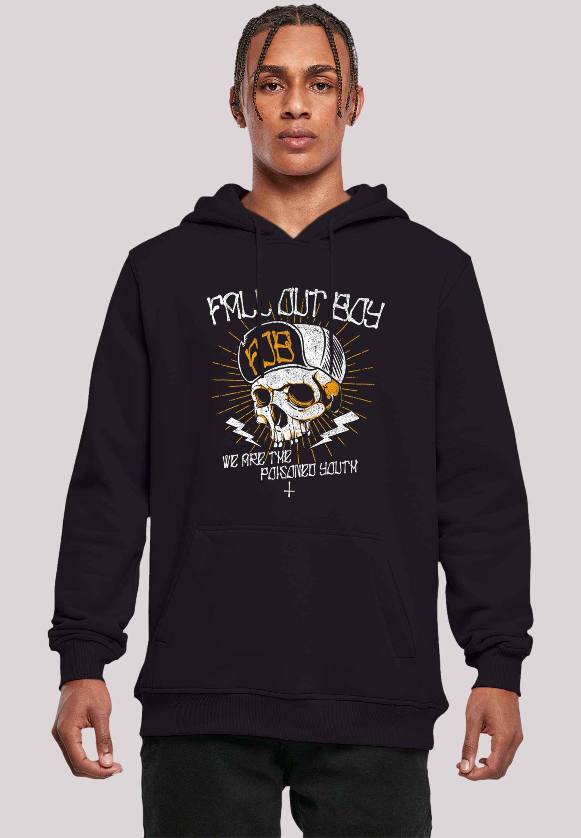 Kapuzenpullover »Fall Out Boy Chest Youth Skull«, Premium Qualität