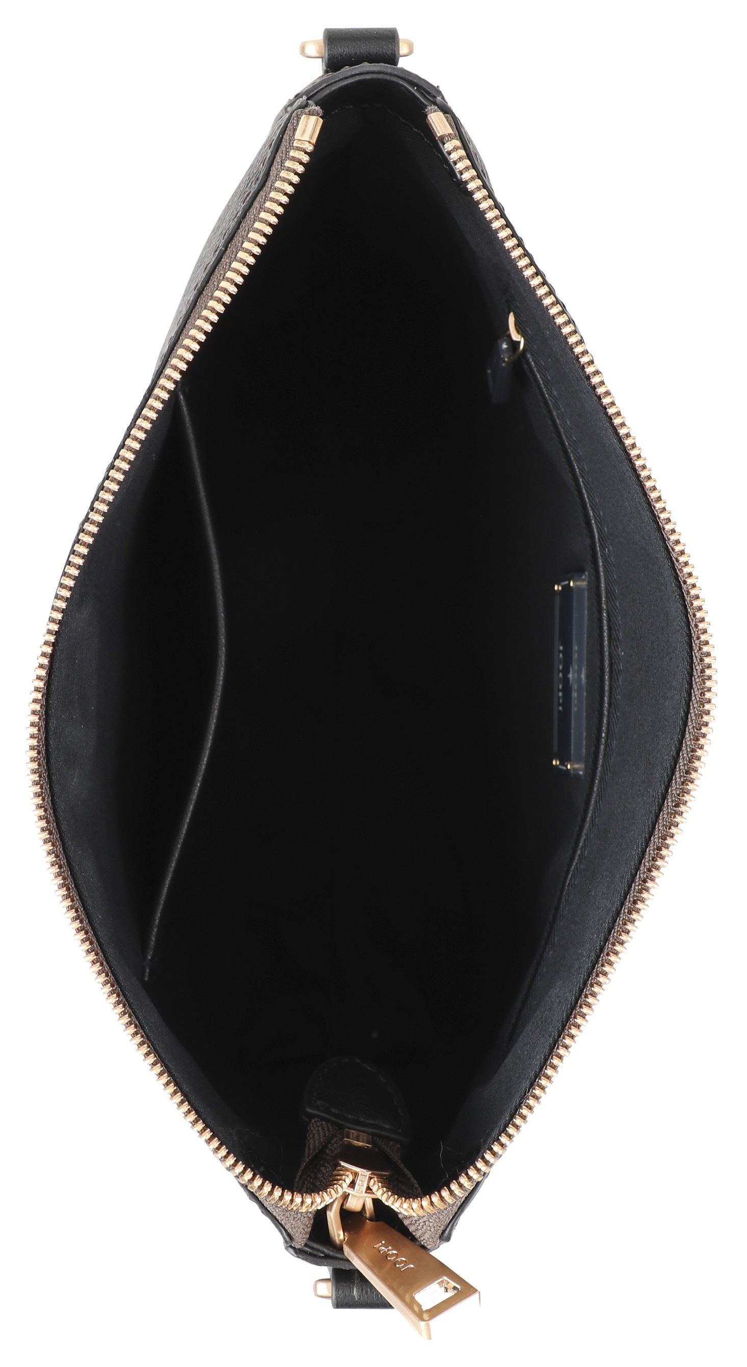 Joop! Umhängetasche JOOP "cortina piazza jasmina shoulderbag mvz", Damen, Gr. B/H/T: 27cm x 25cm x 6cm, braun (dunkelbraun), Lederimitat, Taschen Umhängetasche, mit kleiner Münztasche 5