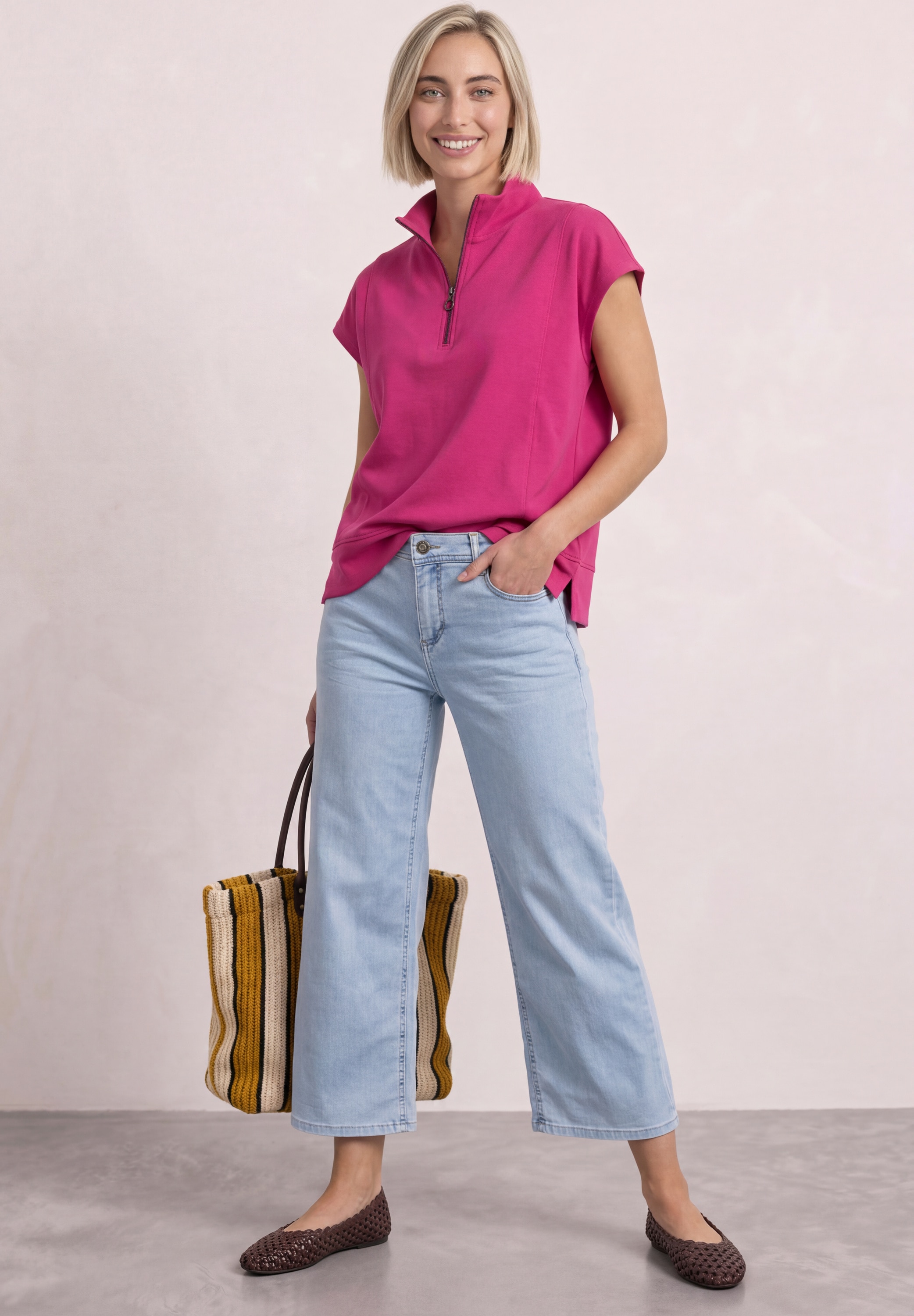 STREET ONE Tanktop in Unifarbe