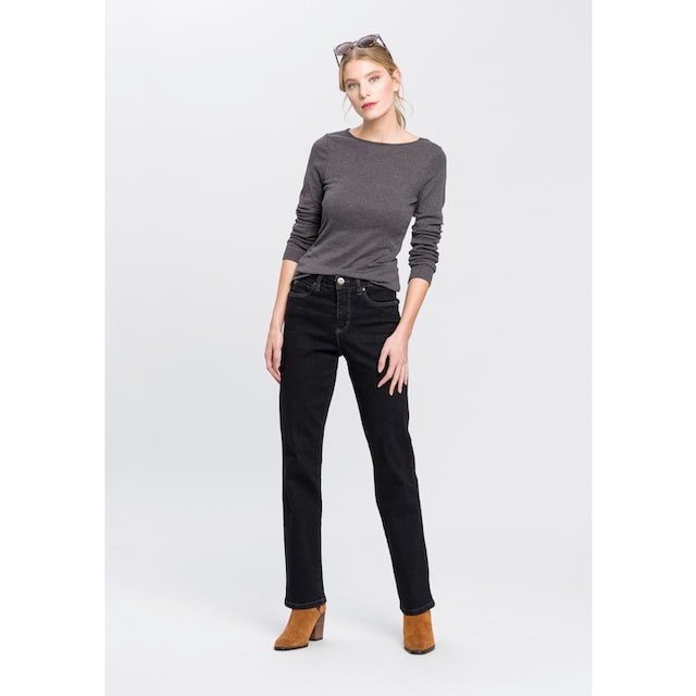 Gerade Jeans BAUR bestellen »Comfort-Fit«, | Arizona Waist High online