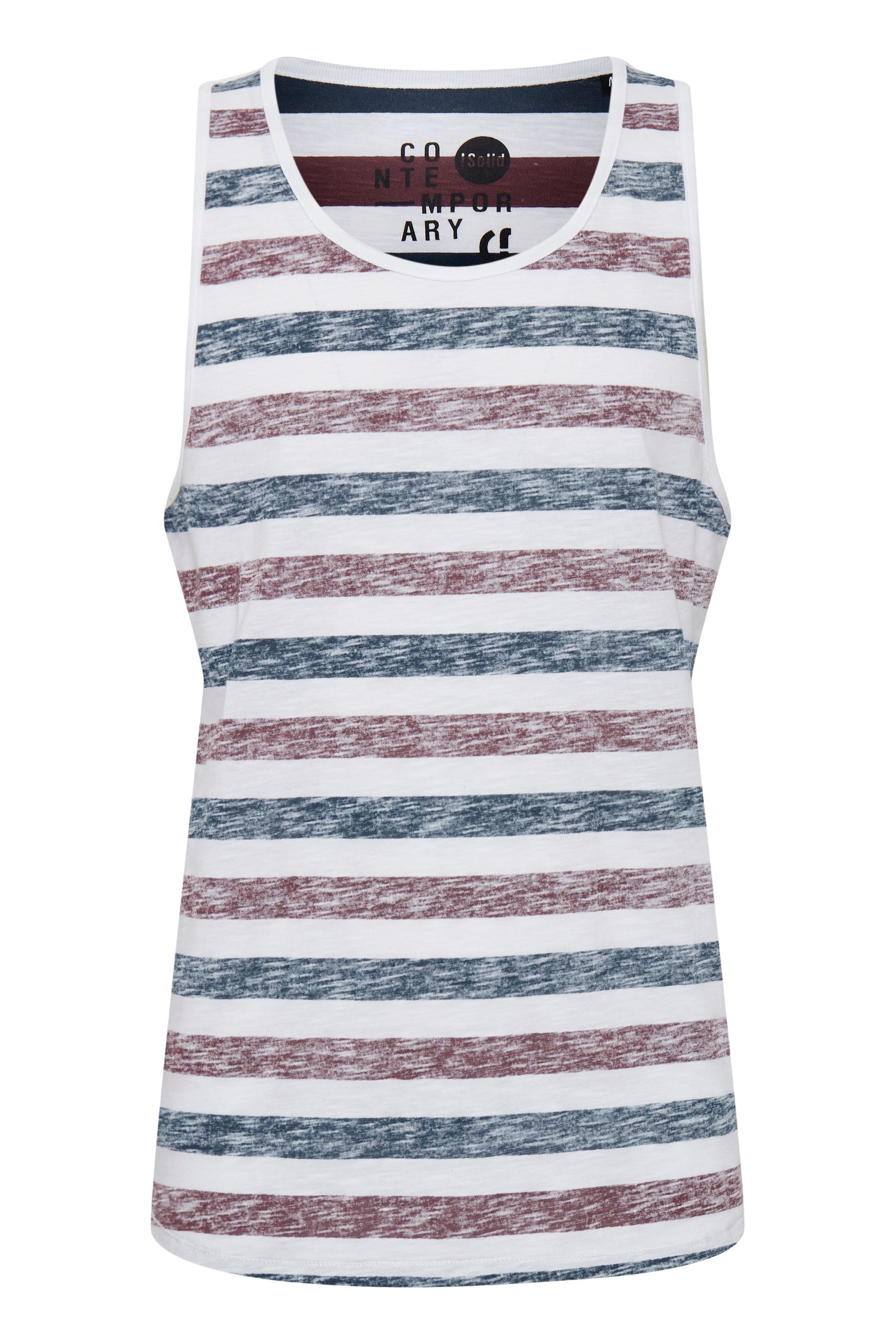 SOLID Herren Longtop "Tanktop SDMende", rot, Gr. XXL, Obermaterial: 60% Baumwolle CO. 40% Polyester PES., Tops