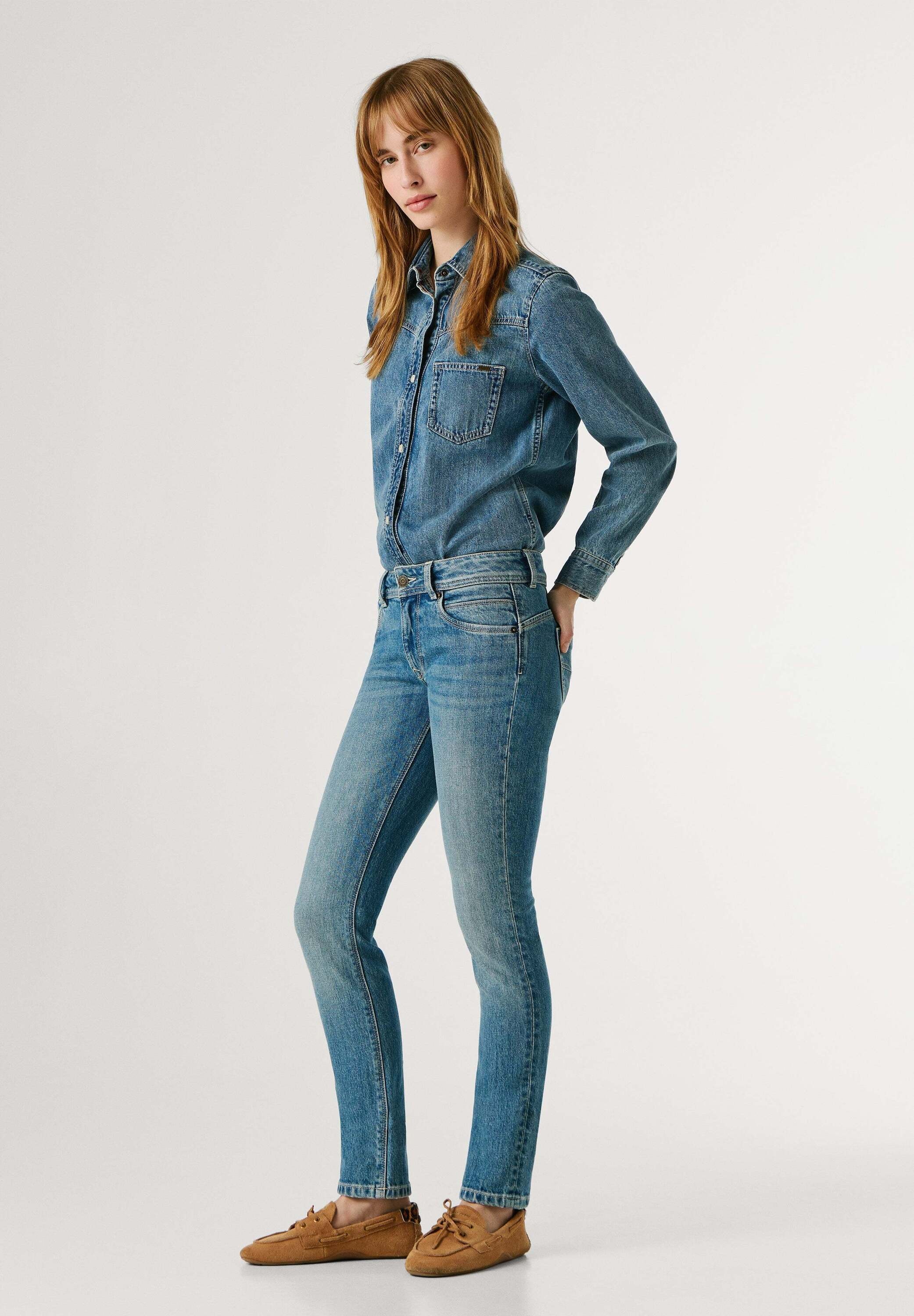 Pepe Jeans Slim-fit-Jeans »trousers SLIM JEANS LW ICONIC BROOKE«