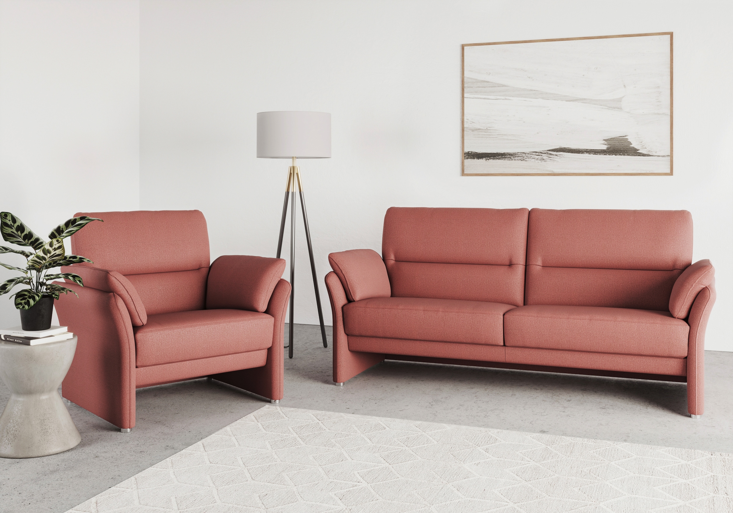 DOMO collection Sessel »Pina Cocktailsessel«, Passender Sessel zur Serie, mit Federkern