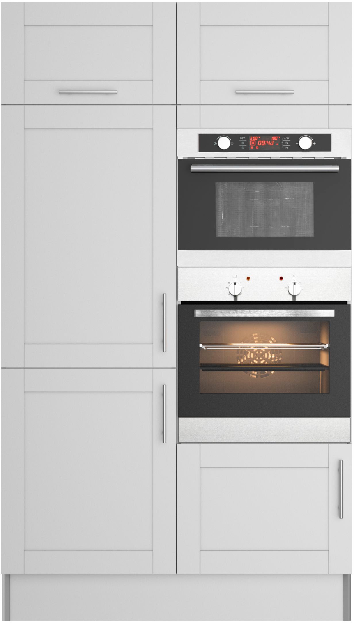 OPTIFIT 1100000002199 "Ahus, Hochschrankmodul" Breite 120 cm,wahlweise mit E-Geräten,Soft-Close-Funktion