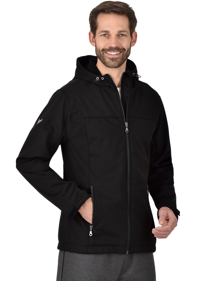 Trigema Softshelljacke »TRIGEMA Klassische Softshell–Kapuzenjacke«, (1 St.)