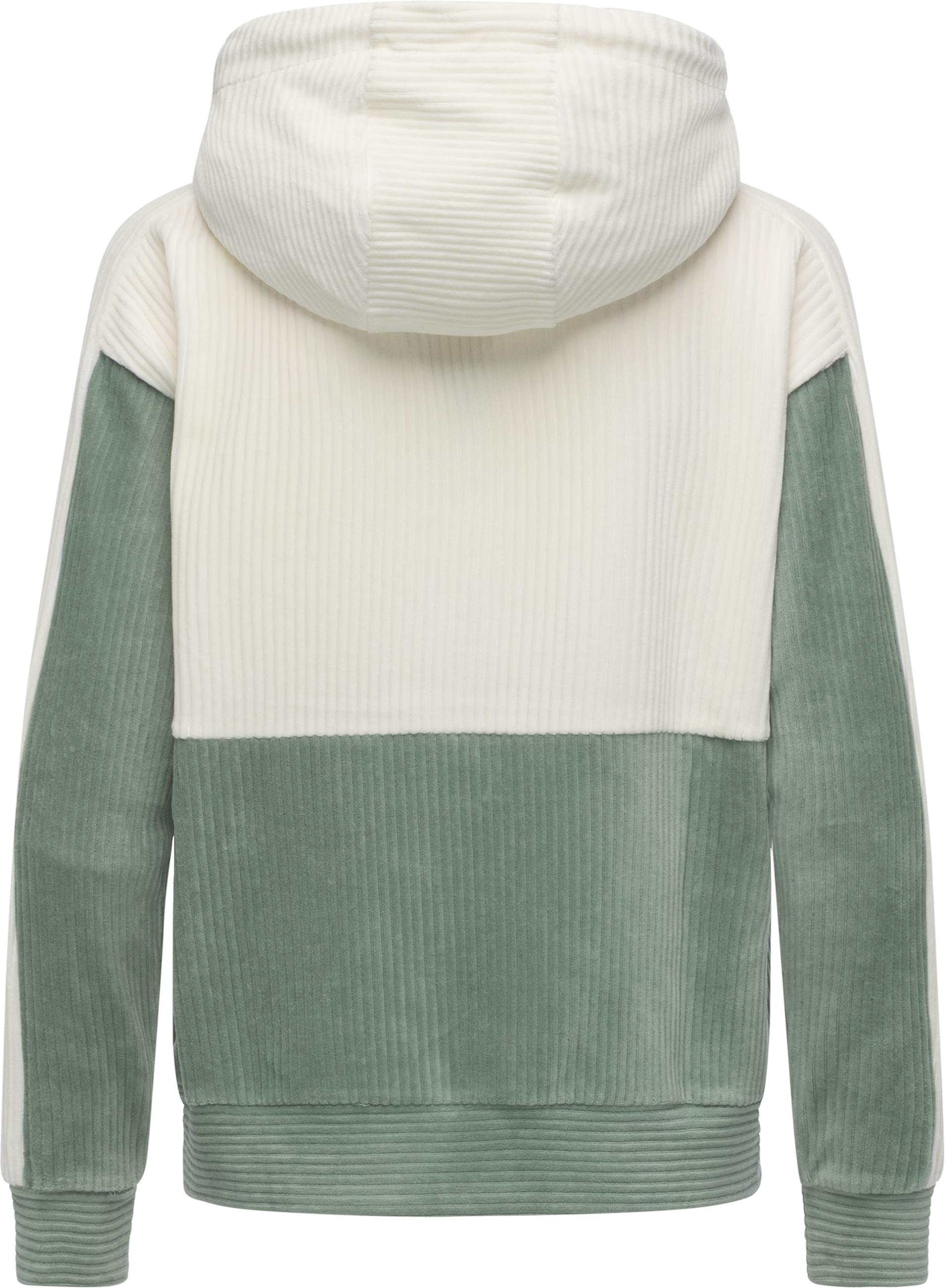 Ragwear Sweatjacke »Colbien Cordy«, Gemütliche Damen Freizeitjacke aus kuschelig angerautem Kord
