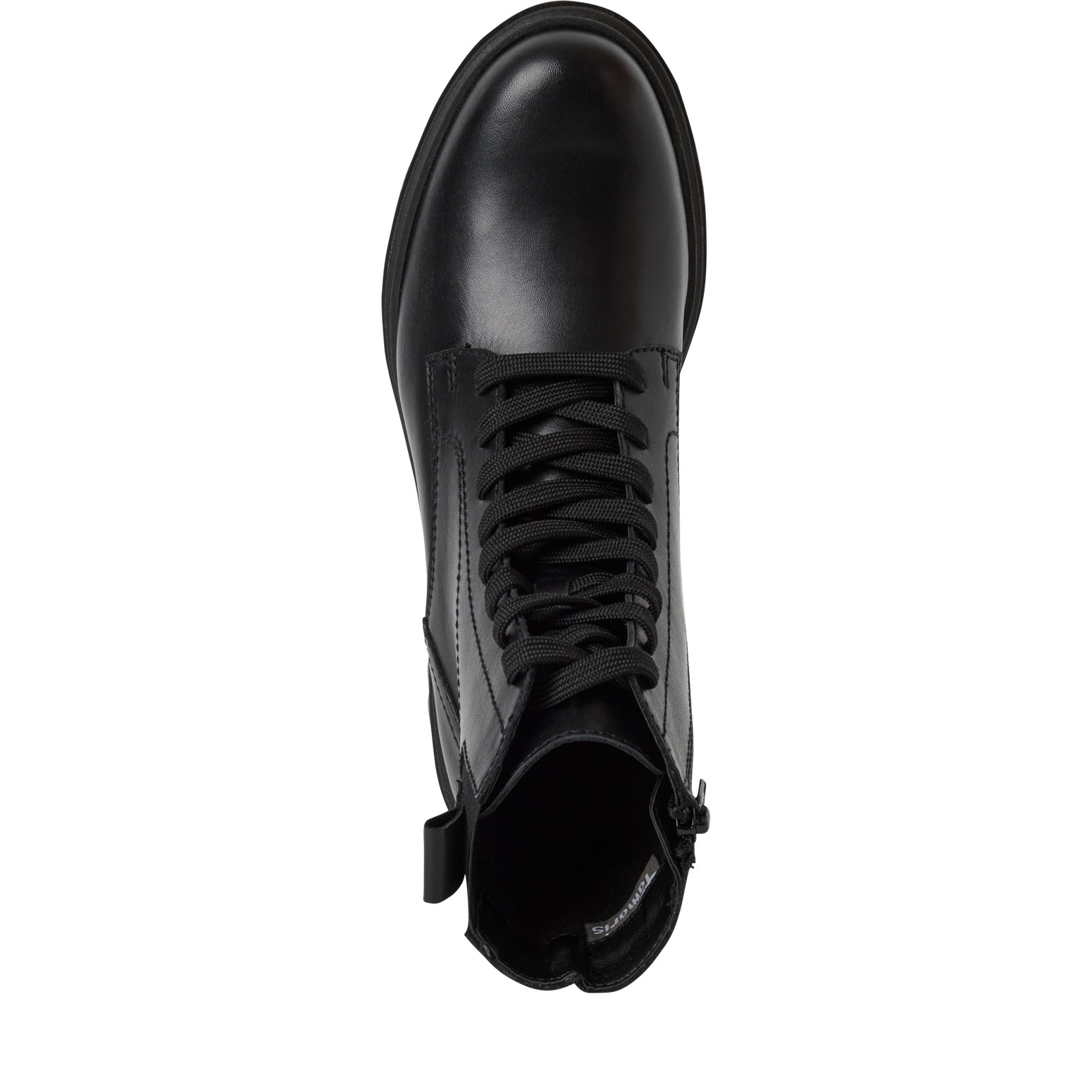 Tamaris Schnürstiefelette, Blockabsatz, Schnürboots mit modischen Ziernähten