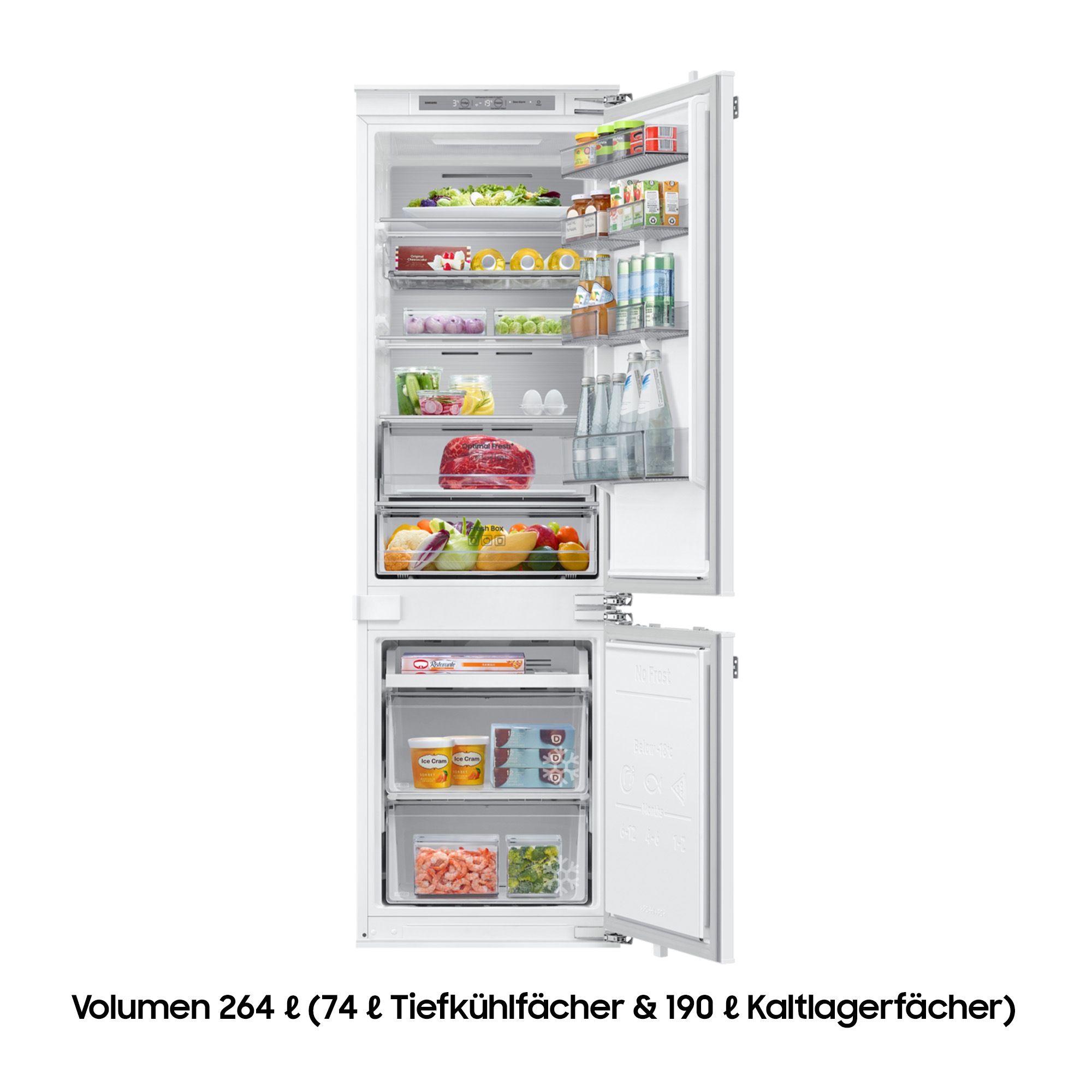 Samsung Einbaukühlgefrierkombination BRB8OF "BRB80F26ACFO" 177,5 cm hoch 54 günstig online kaufen
