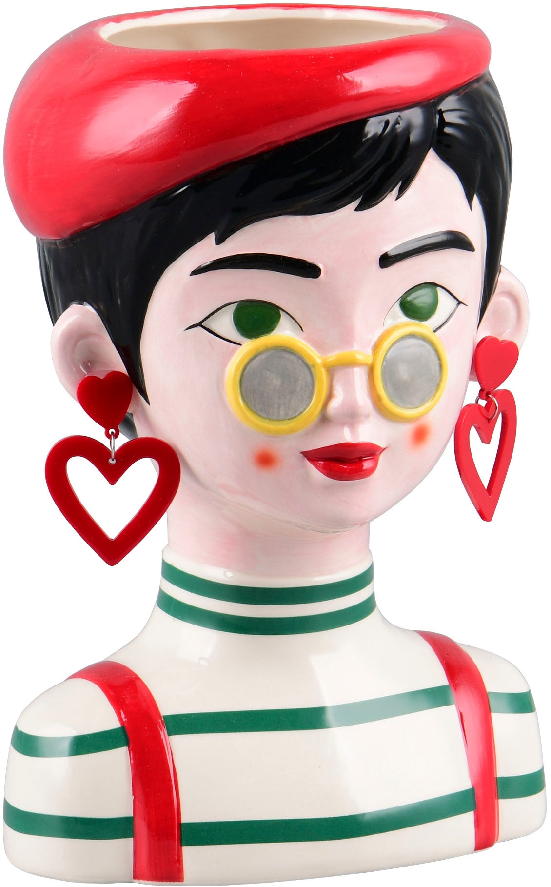 MIRRORS AND MORE Dekovase "MARGA" Bunte Dekovase in auffälliger Form günstig online kaufen