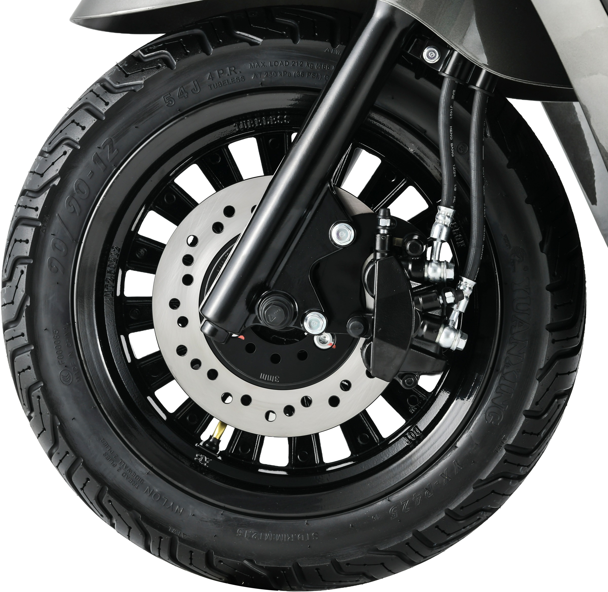 Alpha Motors Motorroller »Napoli 125 ccm 85 km/h EURO 5+ (mit/ohne Topcase)«, 125 cm³, 85 km/h, Euro 5, 9,38 PS