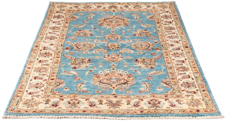 morgenland Orientteppich "Ziegler - 161 x 104 cm - hellblau", rechteckig, 6 mm Höhe, Wohnzimmer, Handgeknüpft, Einzelstü