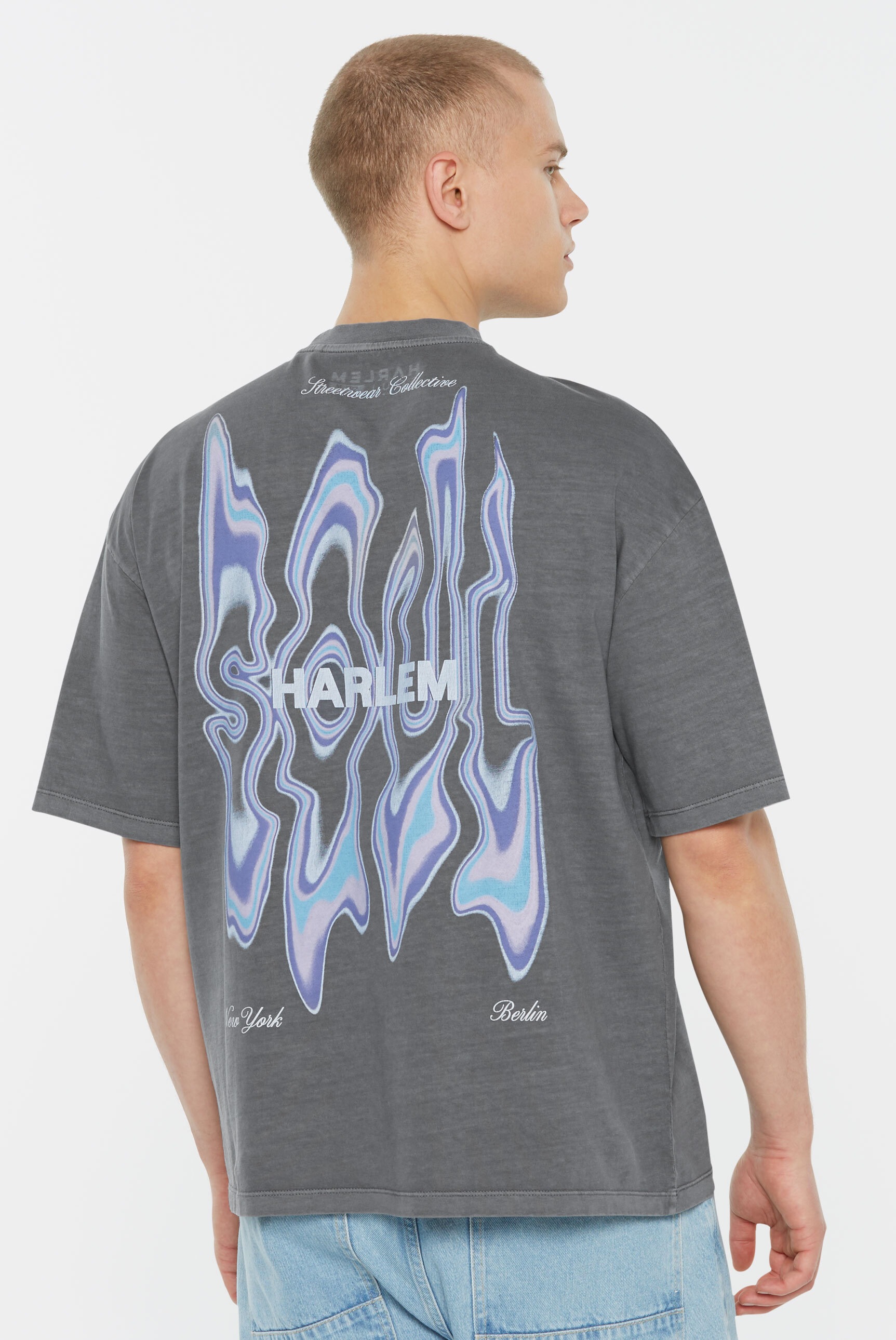 Harlem Soul Rundhalsshirt, aus Baumwolle