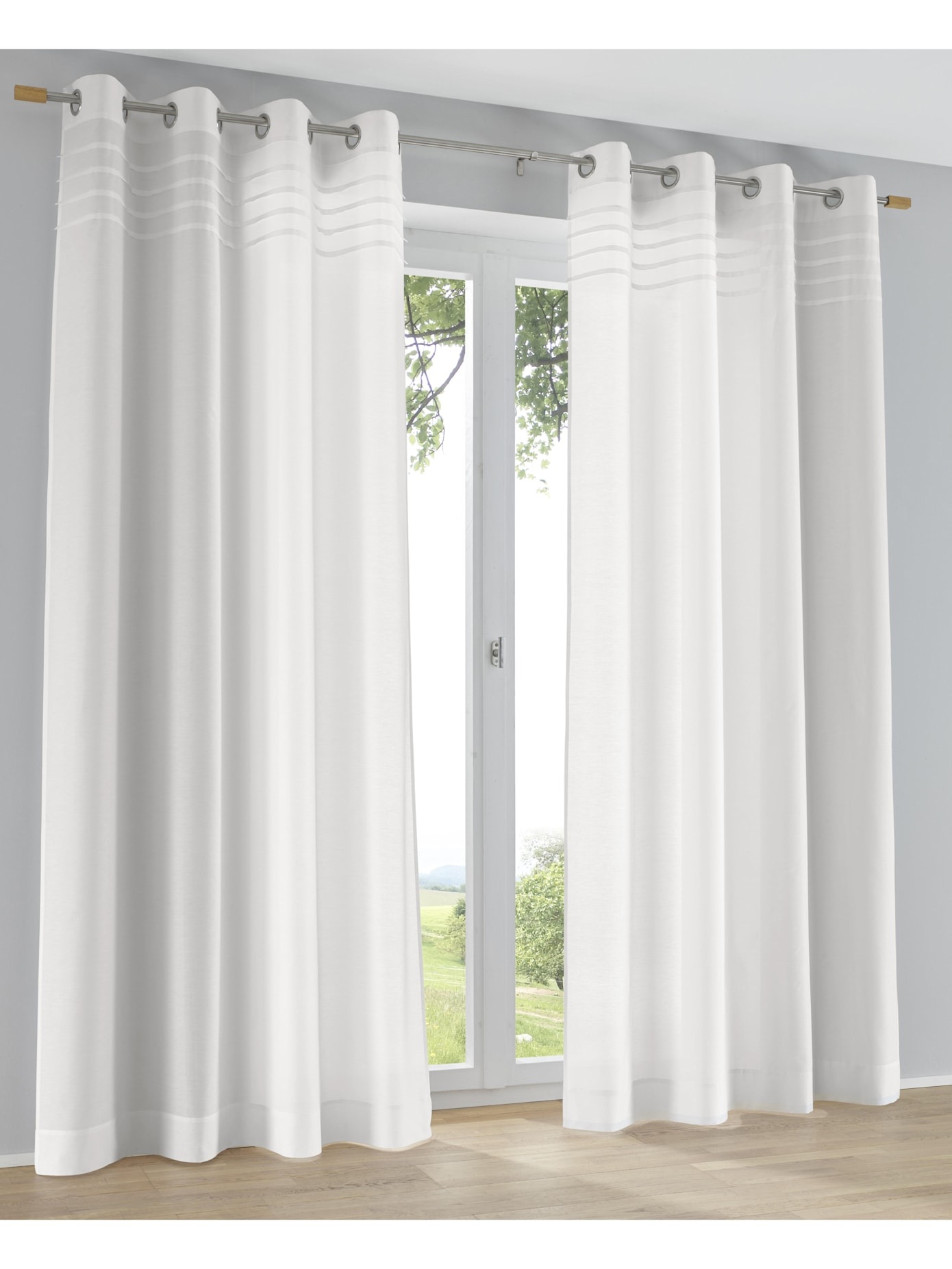 heine home Gardine Ösen 1 Stk. tlg.