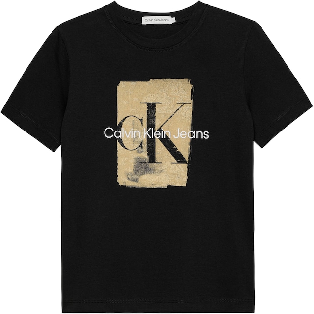 Calvin Klein Jeans T-Shirt »SECOND SKIN PRINT SS T-SHIRT«, für Kinder bis  16 Jahre kaufen | BAUR