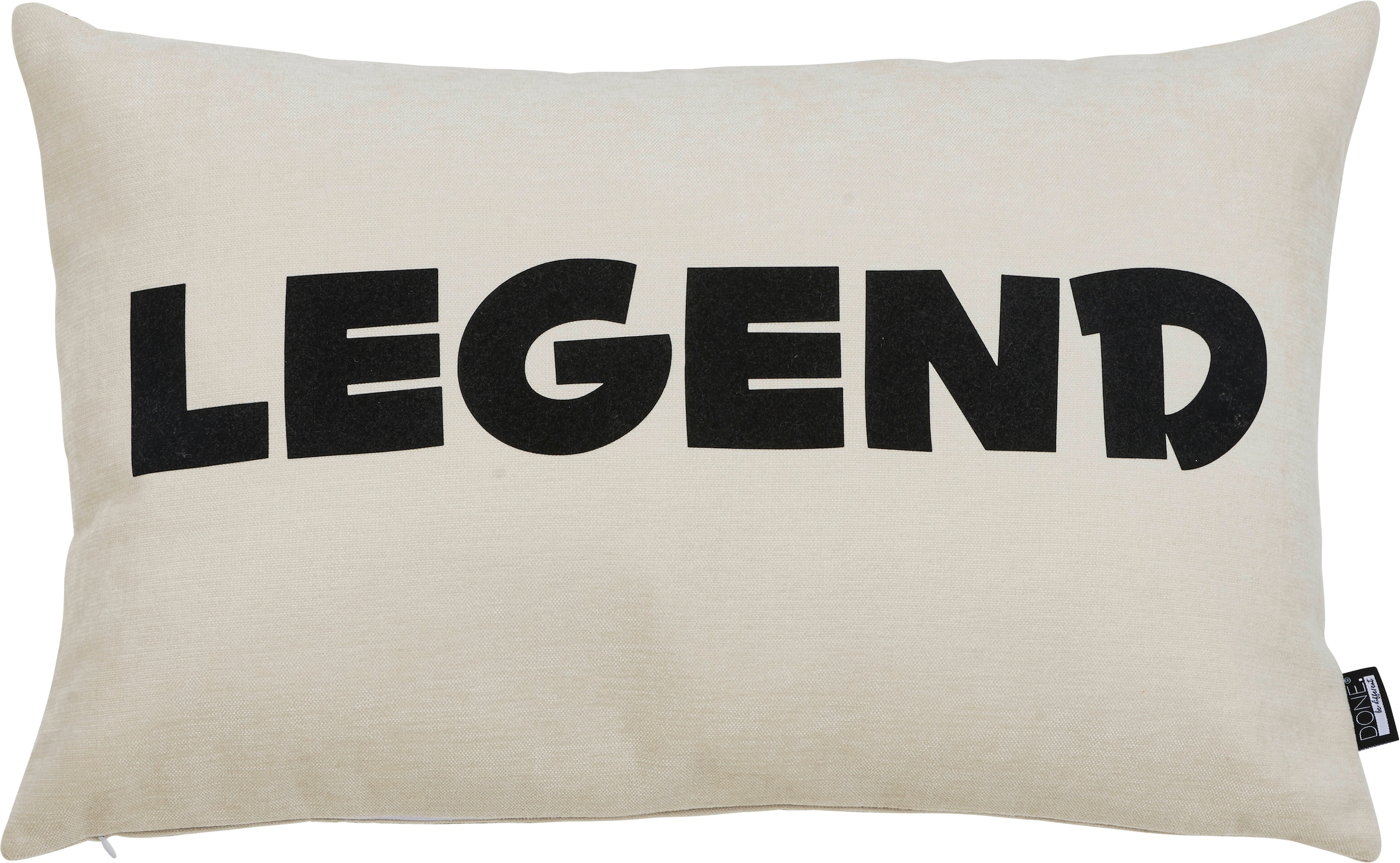 done. Dekokissen "LEGEND" Extra weiche Haptik