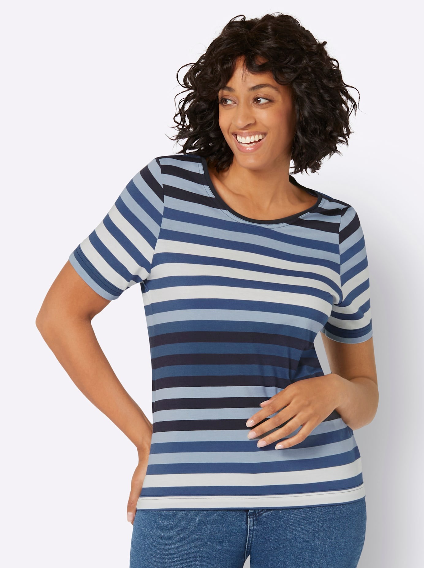 Casual Looks Kurzarmshirt "Shirt" 1 Stk. tlg. günstig online kaufen