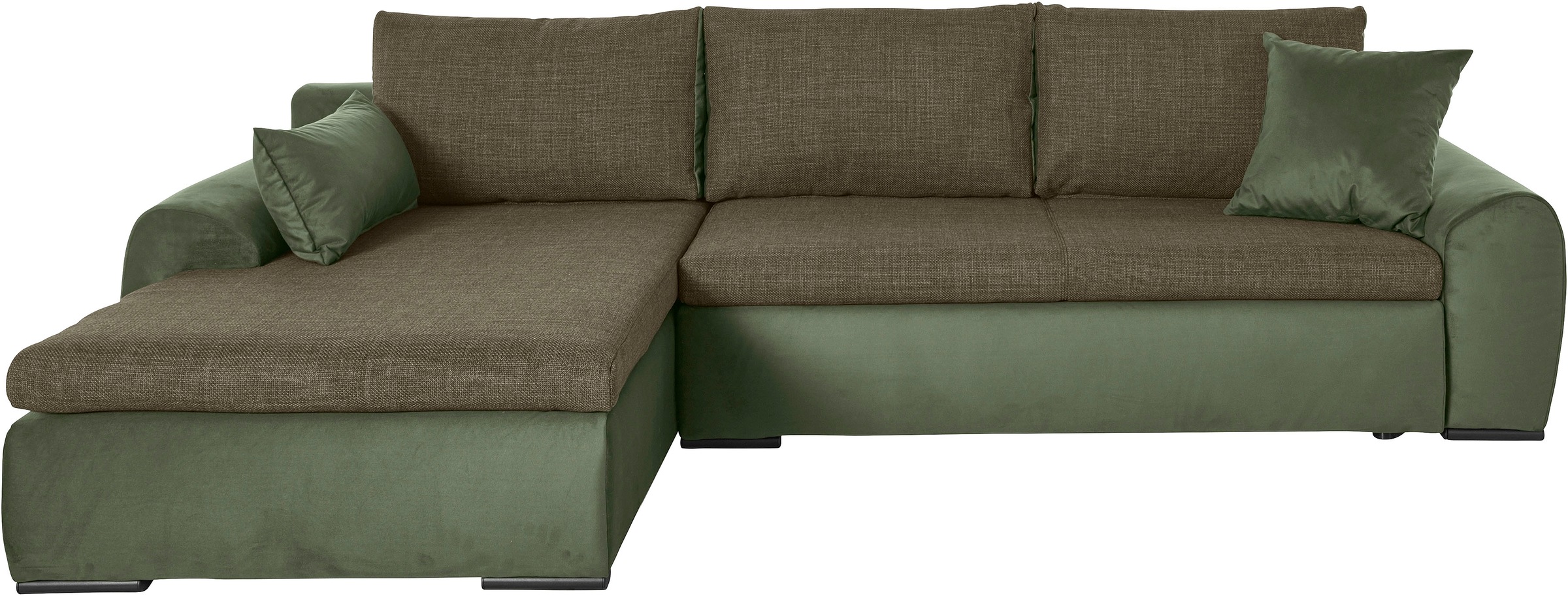 Home affaire Ecksofa "Win, L-Form, Breite 285cm" optional mit Schlaffunktio günstig online kaufen