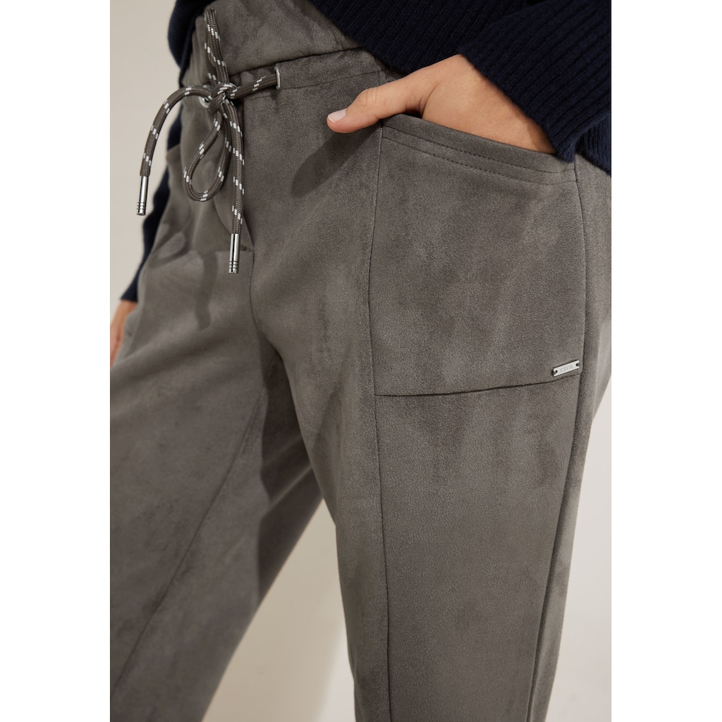 Cecil Jogger Pants »Velourshose Style Tracey«