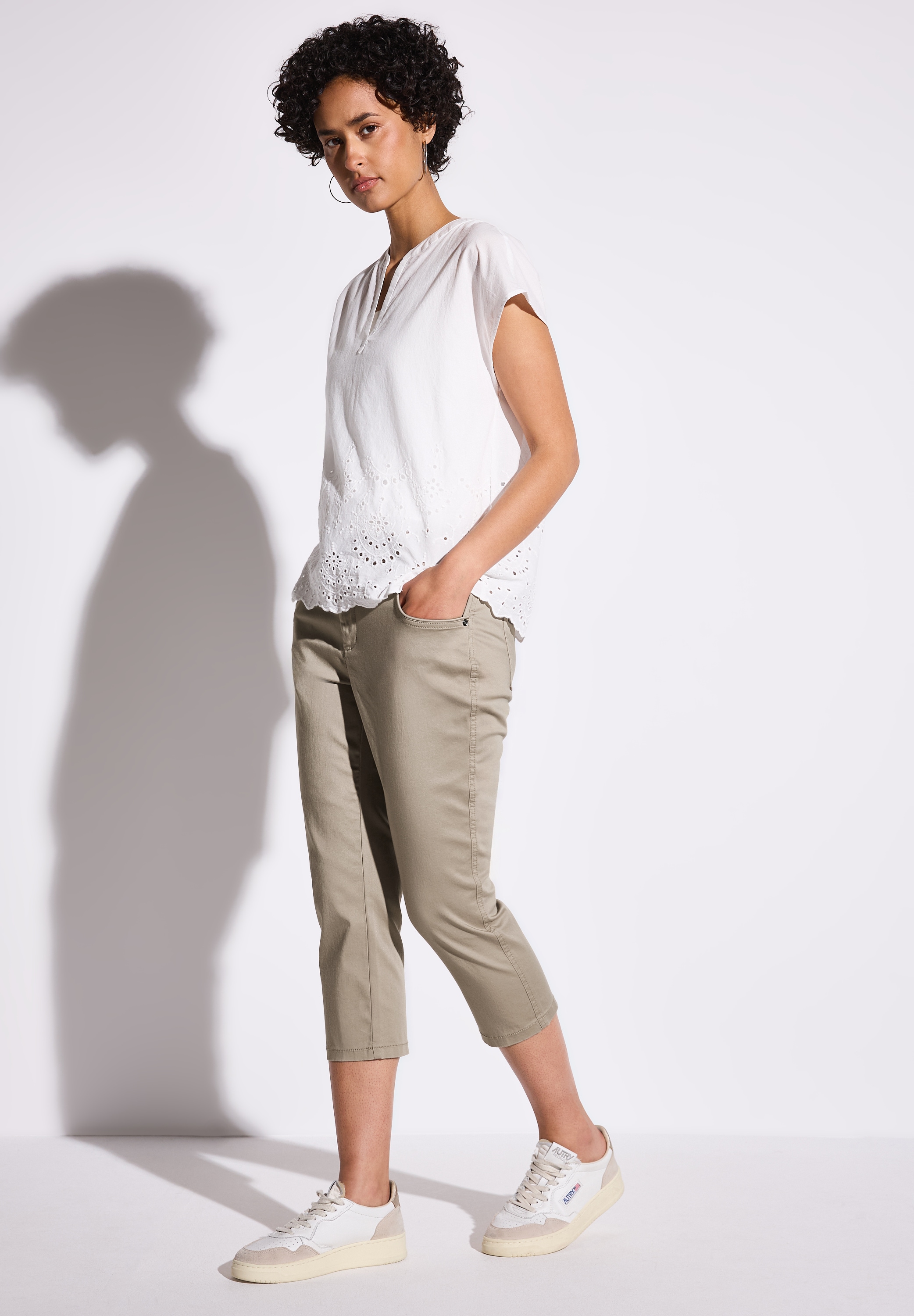 STREET ONE 3/4-Hose, Middle Waist