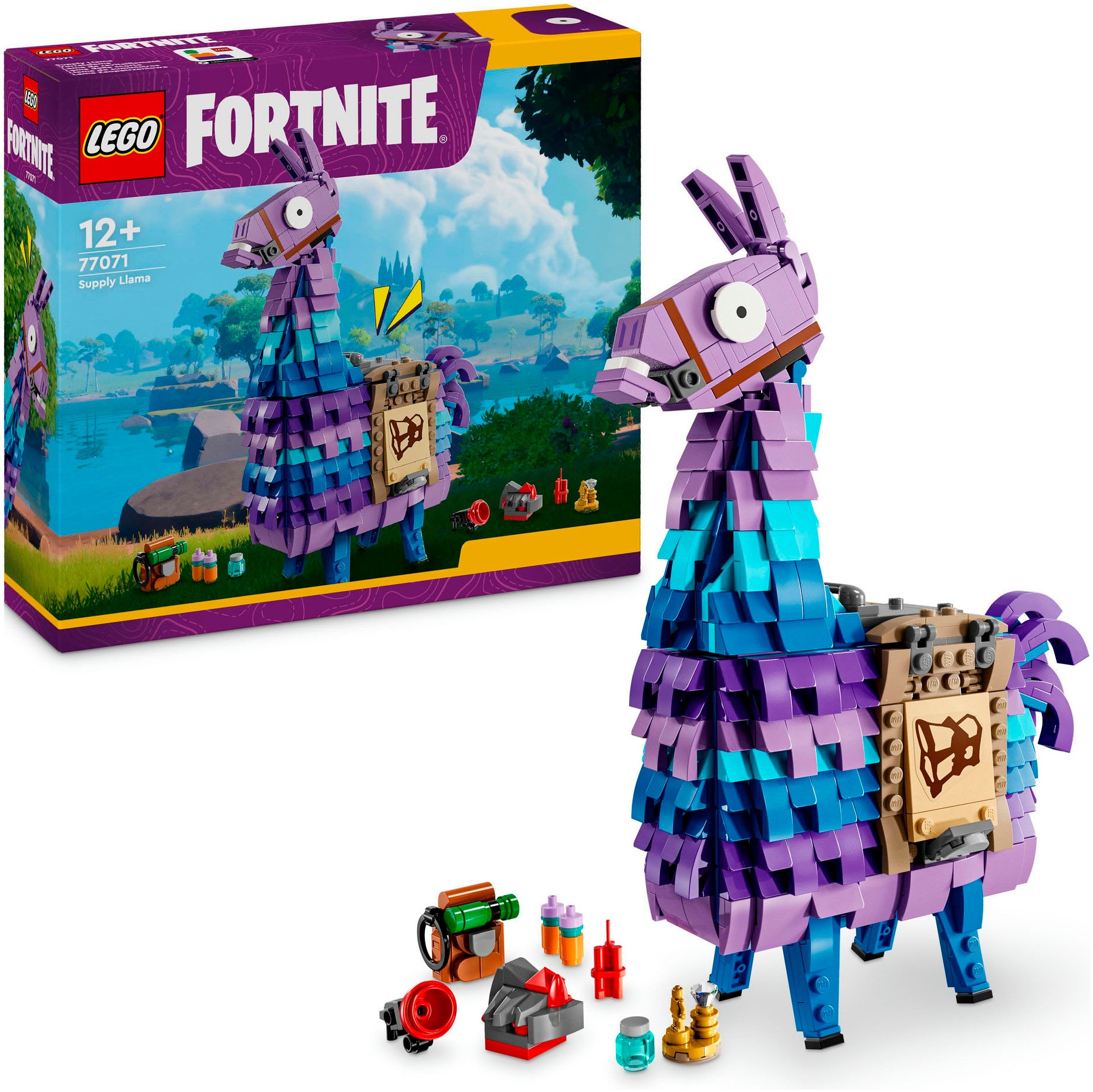 Konstruktionsspielsteine »Vorratslama (77071), LEGO Fortnite«, (691 St.), Made in Europe