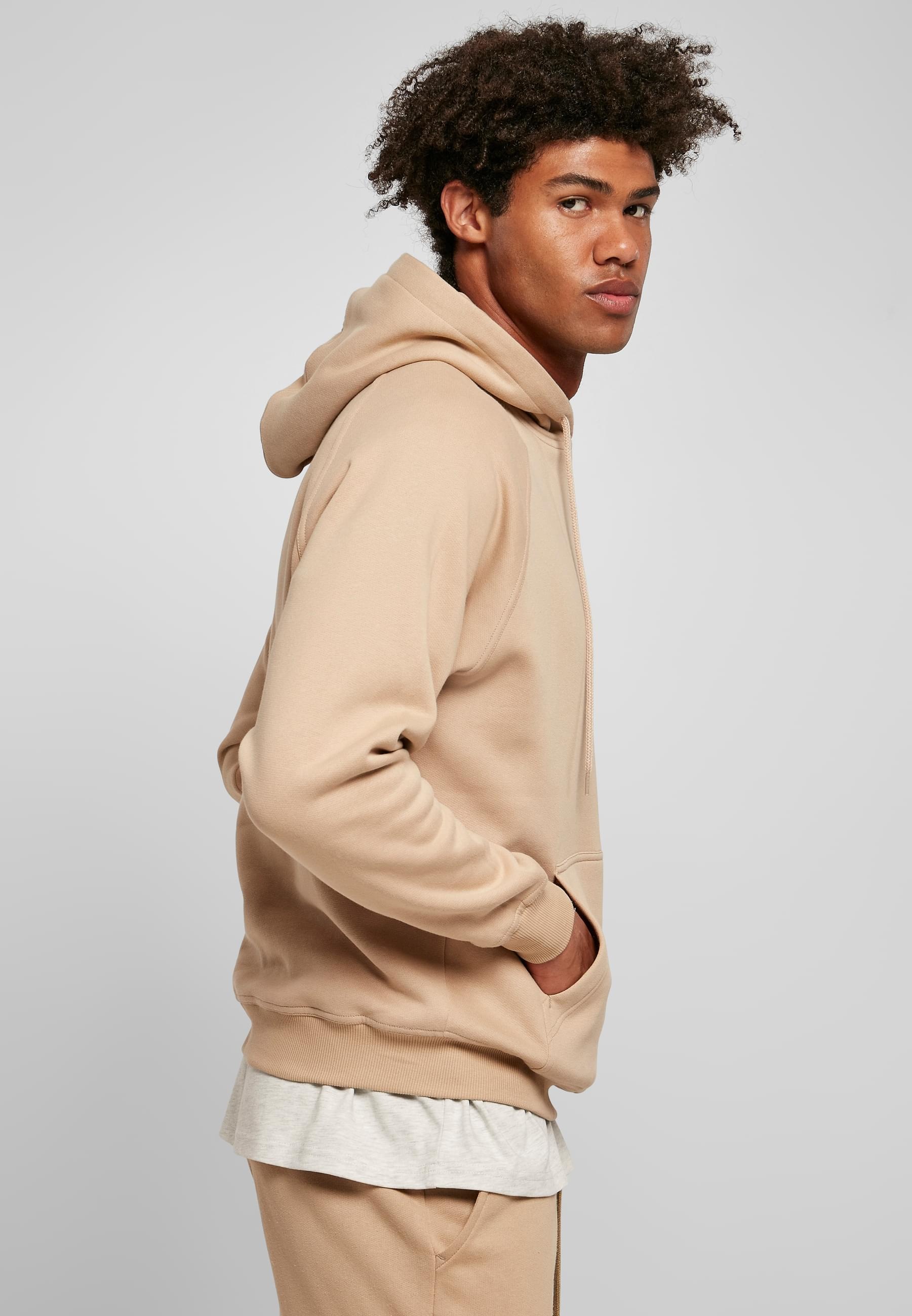 URBAN CLASSICS Sweatshirt »Urban Classics Herren Blank Hoody«, (1 tlg.)