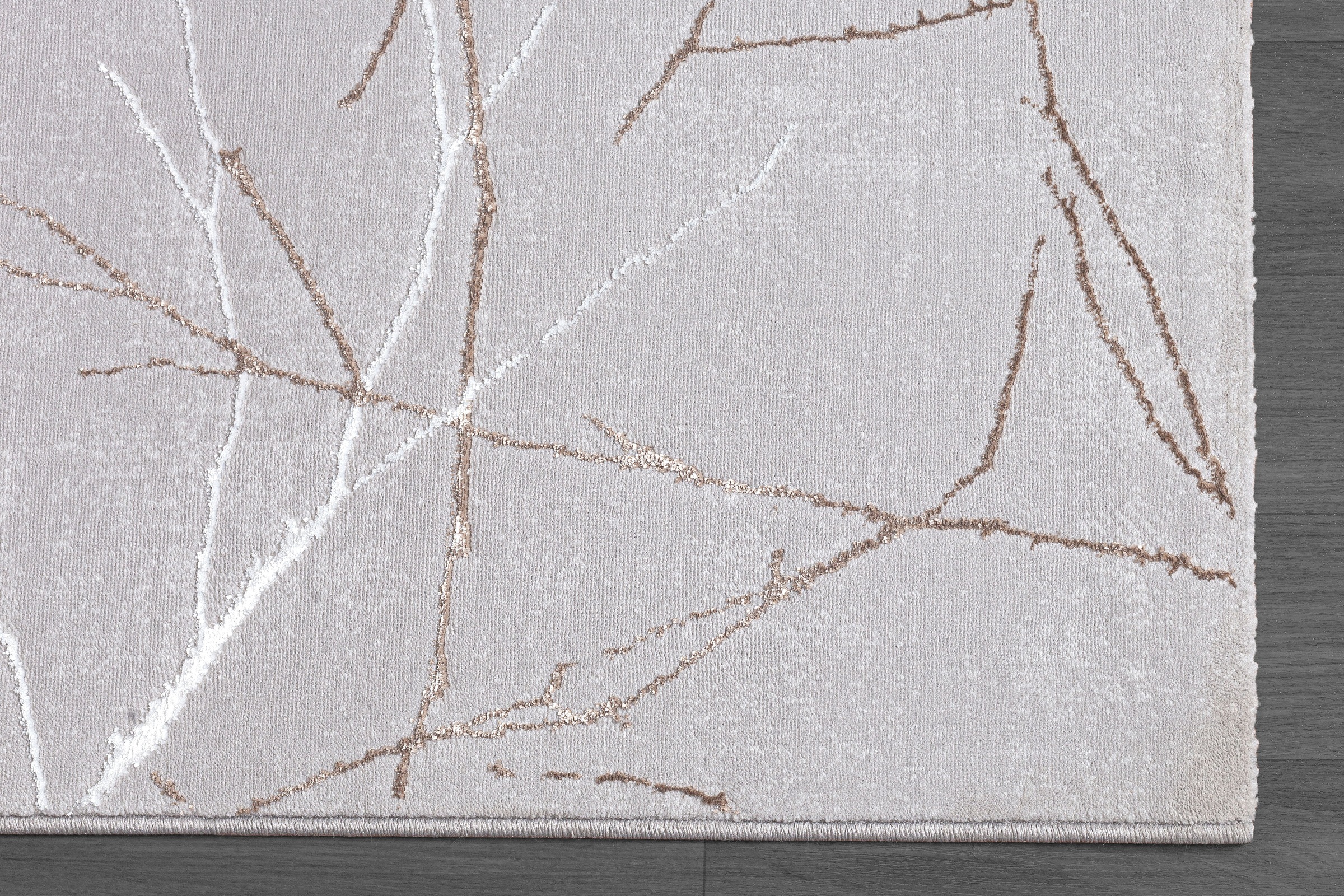 Thumbnail - the carpet Teppich "Mila", rund, 8 mm Höhe, moderner Wohnzimmer Teppich elegant glänzender Flor