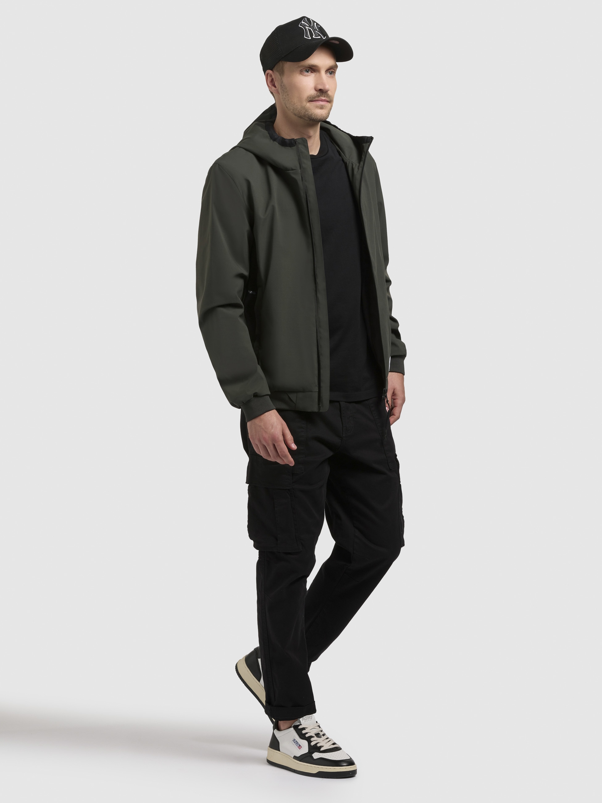khujo Anorak »LARM«, mit Kapuze