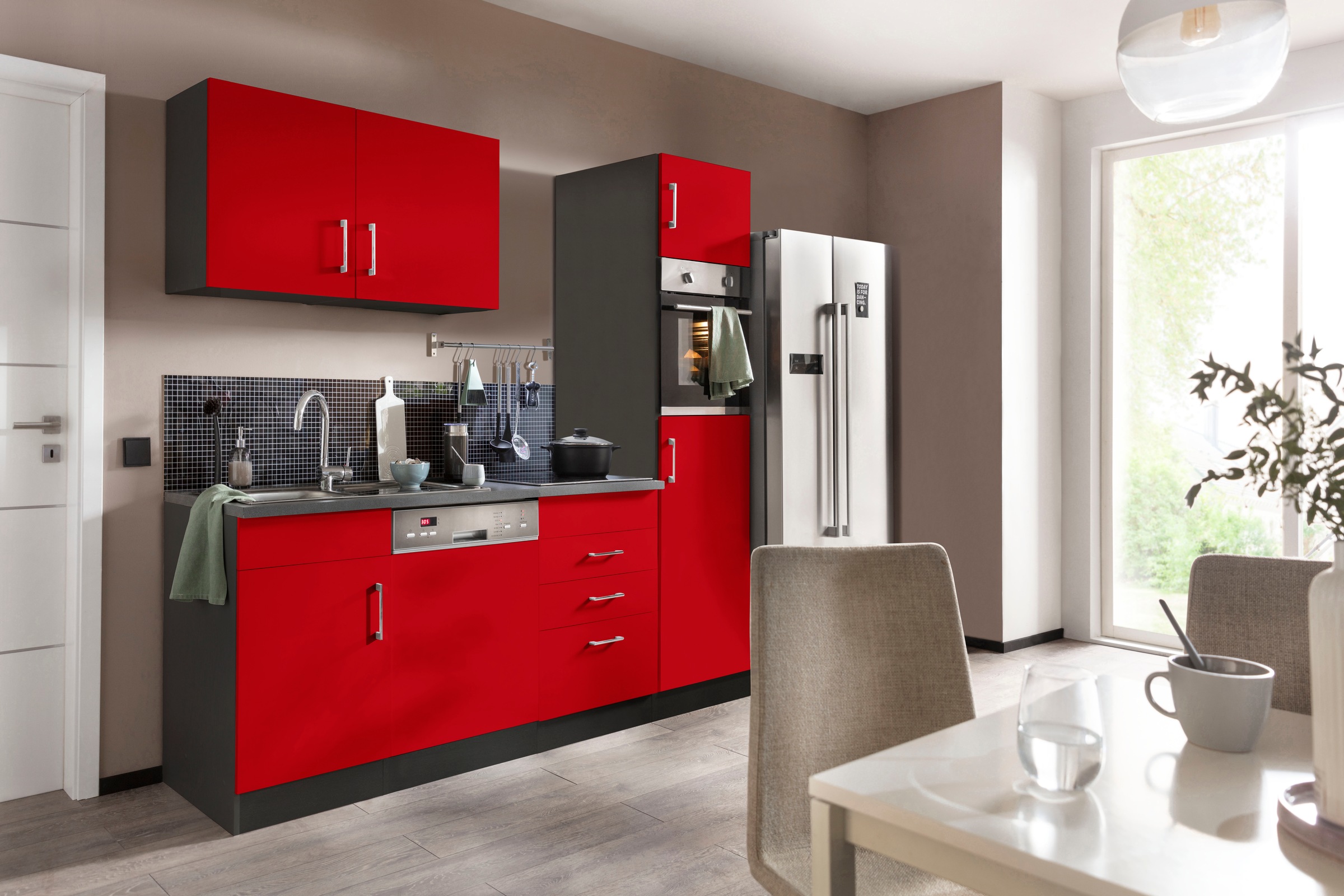 KOCHSTATION Küchenzeile "KS-Paris – Küchen mit einzigartigen Fotomotiven au günstig online kaufen