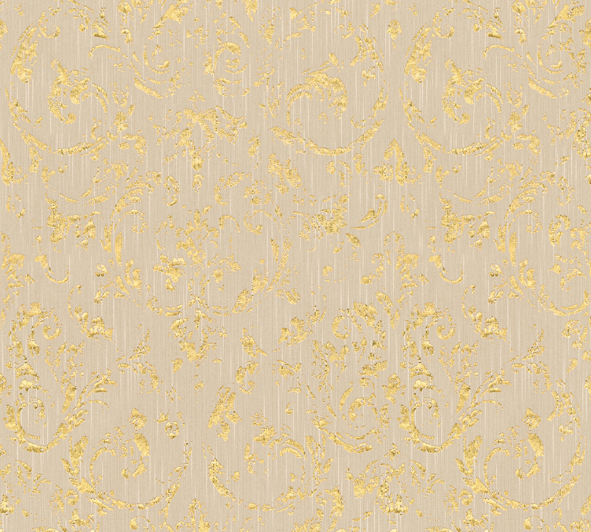 Textiltapete »Metallic Silk«, Barock-matt-glänzend, Ornament Tapete Barock Tapeten...