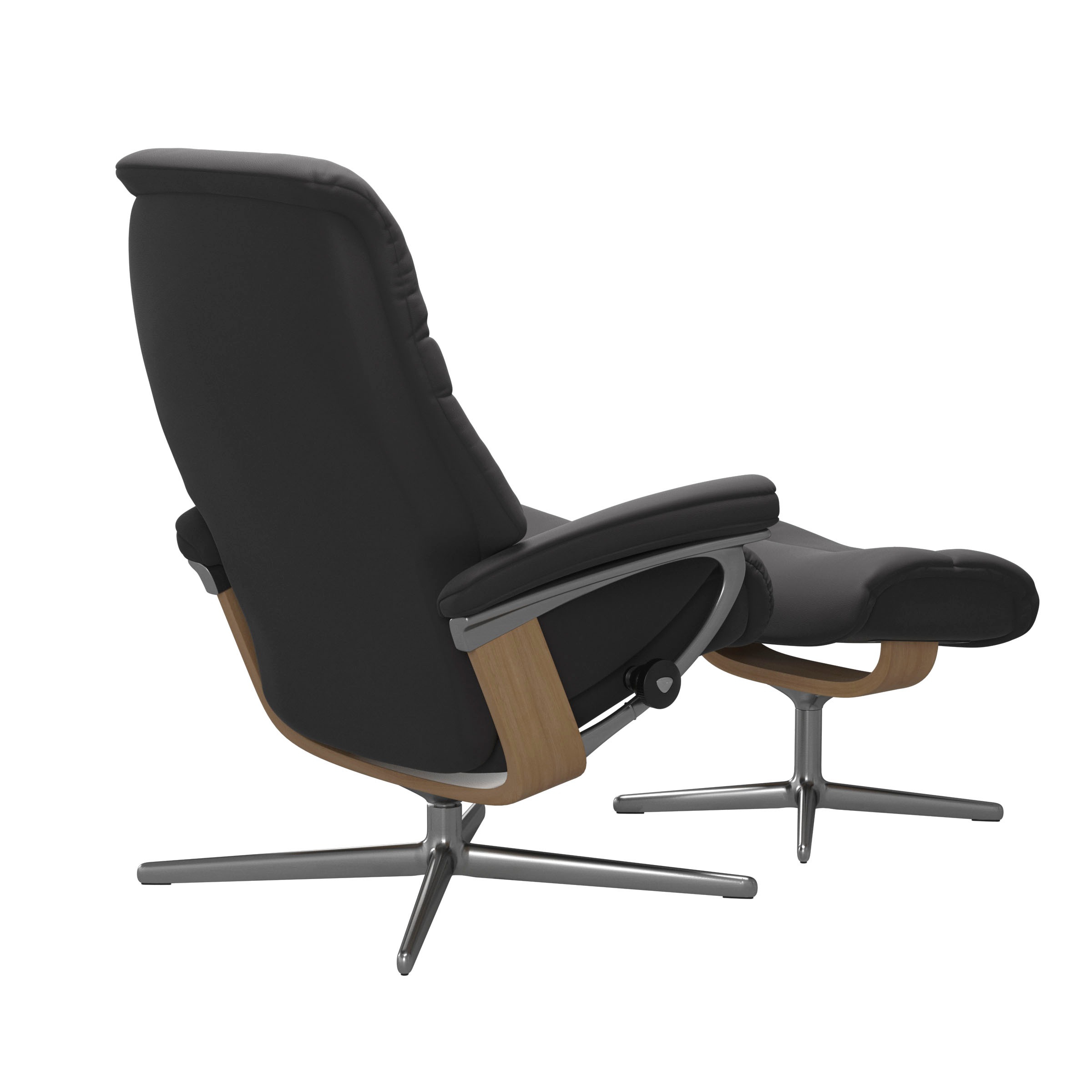 Stressless® Fußhocker »Sunrise«, mit Cross Base, Größe S, M & L, Holzakzent Eiche