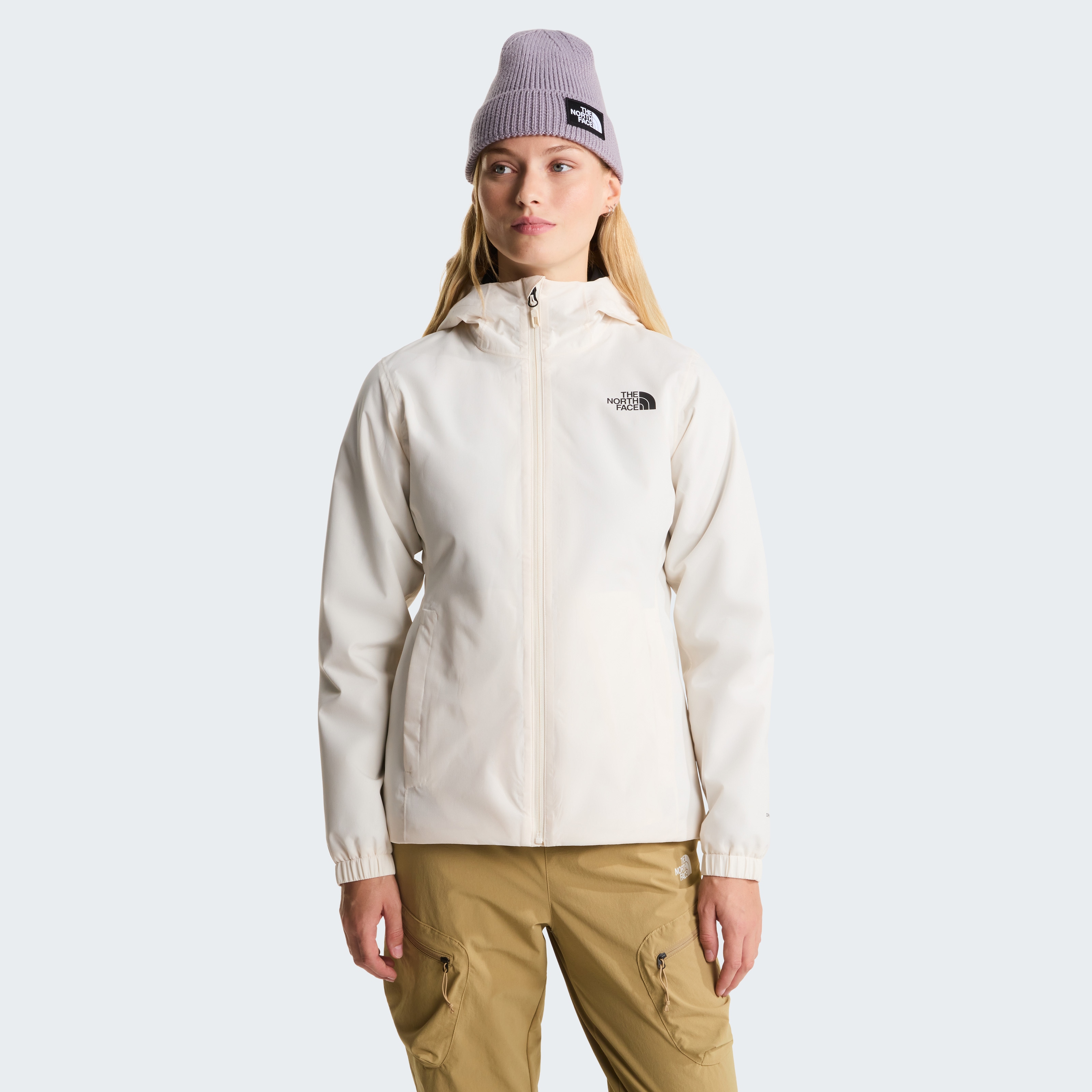 The North Face Funktionsjacke "W QUEST JACKET" mit Kinnschutz, atmungsaktiv, wasserabweisend, windabweisend, leicht
