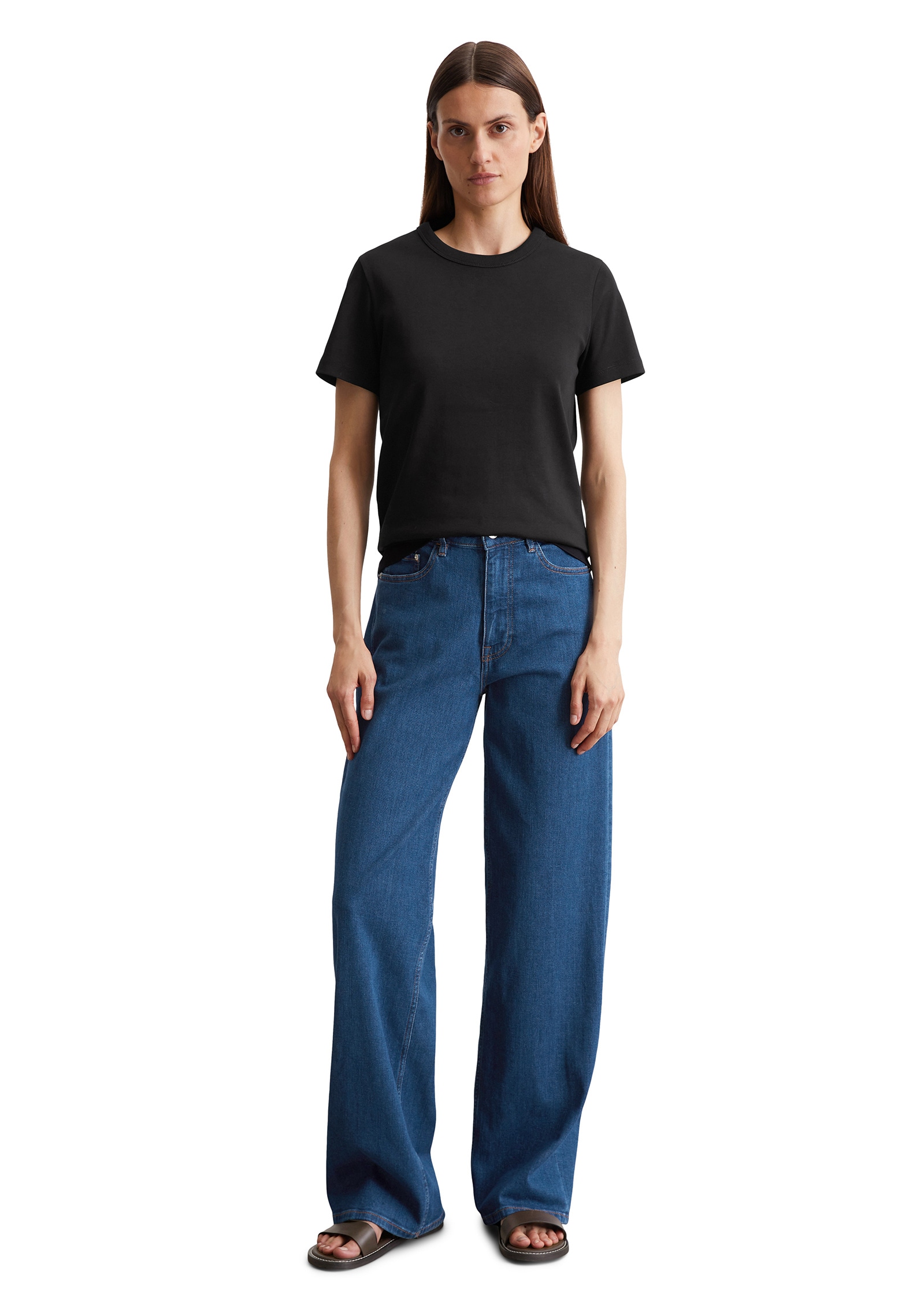Marc O'Polo T-Shirt »aus Interlock-Jersey«
