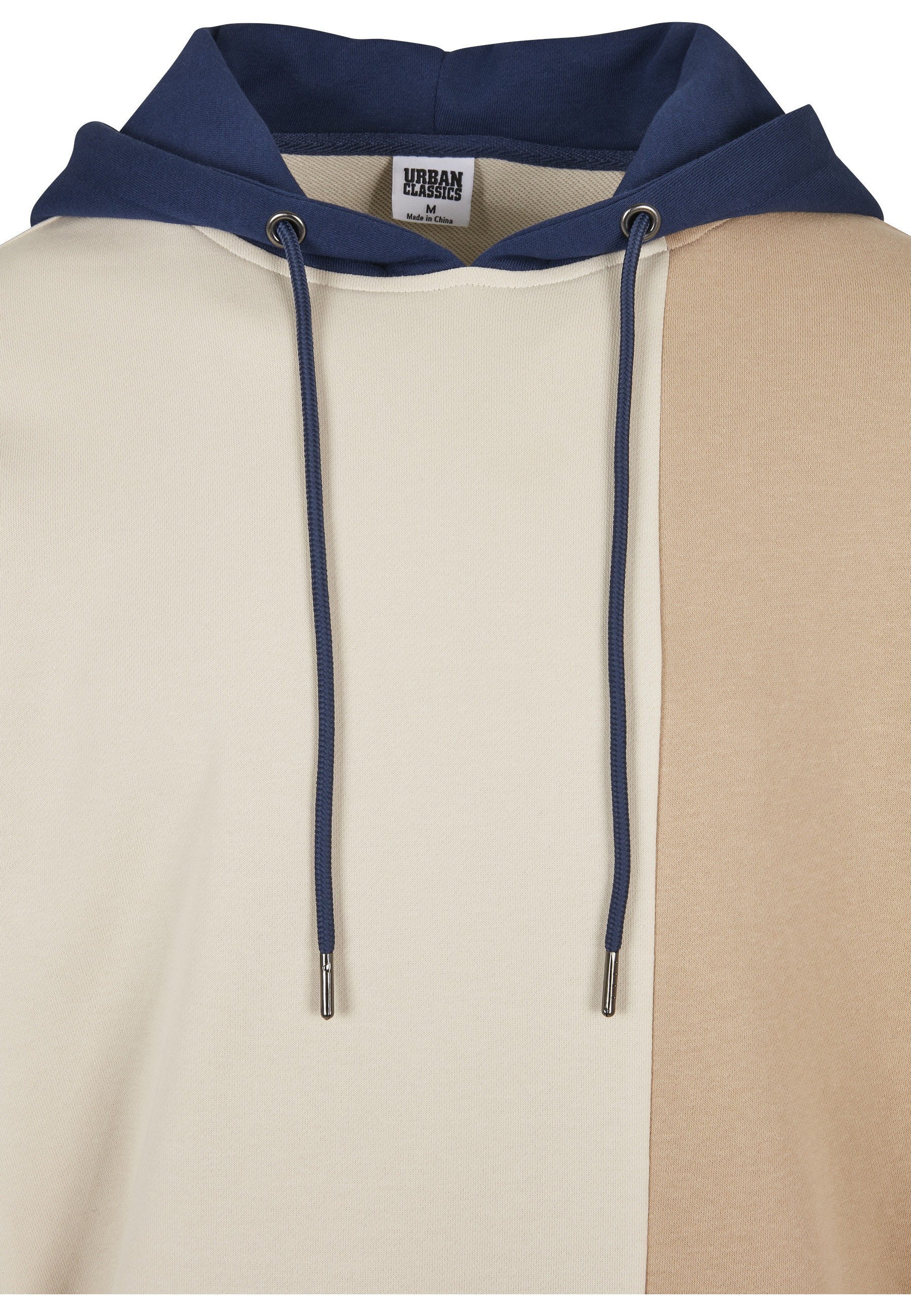 URBAN CLASSICS Rundhalspullover »Urban Classics Herren Oversized Color Block Hoody« 1 Stk.