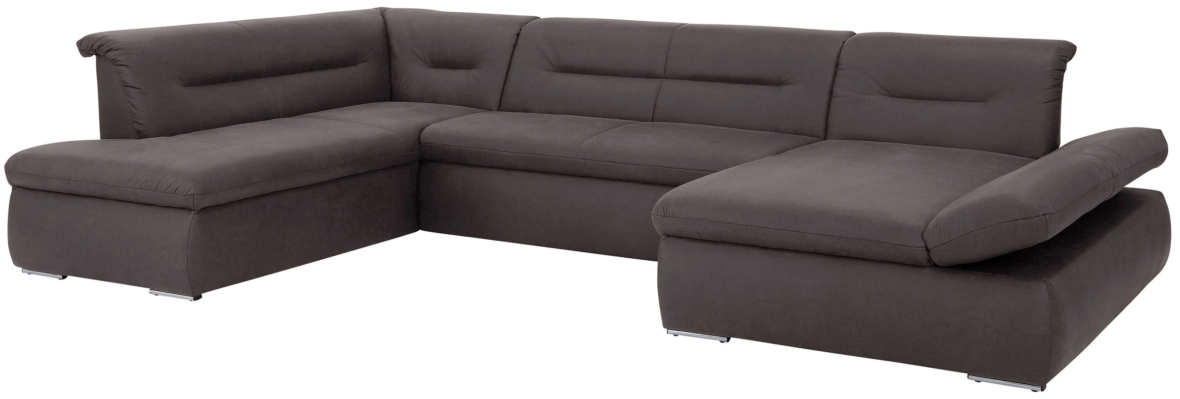 INOSIGN Wohnlandschaft »Avesa U-Form«, Wahlweise mit Armteilverstellung und Bettfunktion, B/T/H: 355/216/80cm