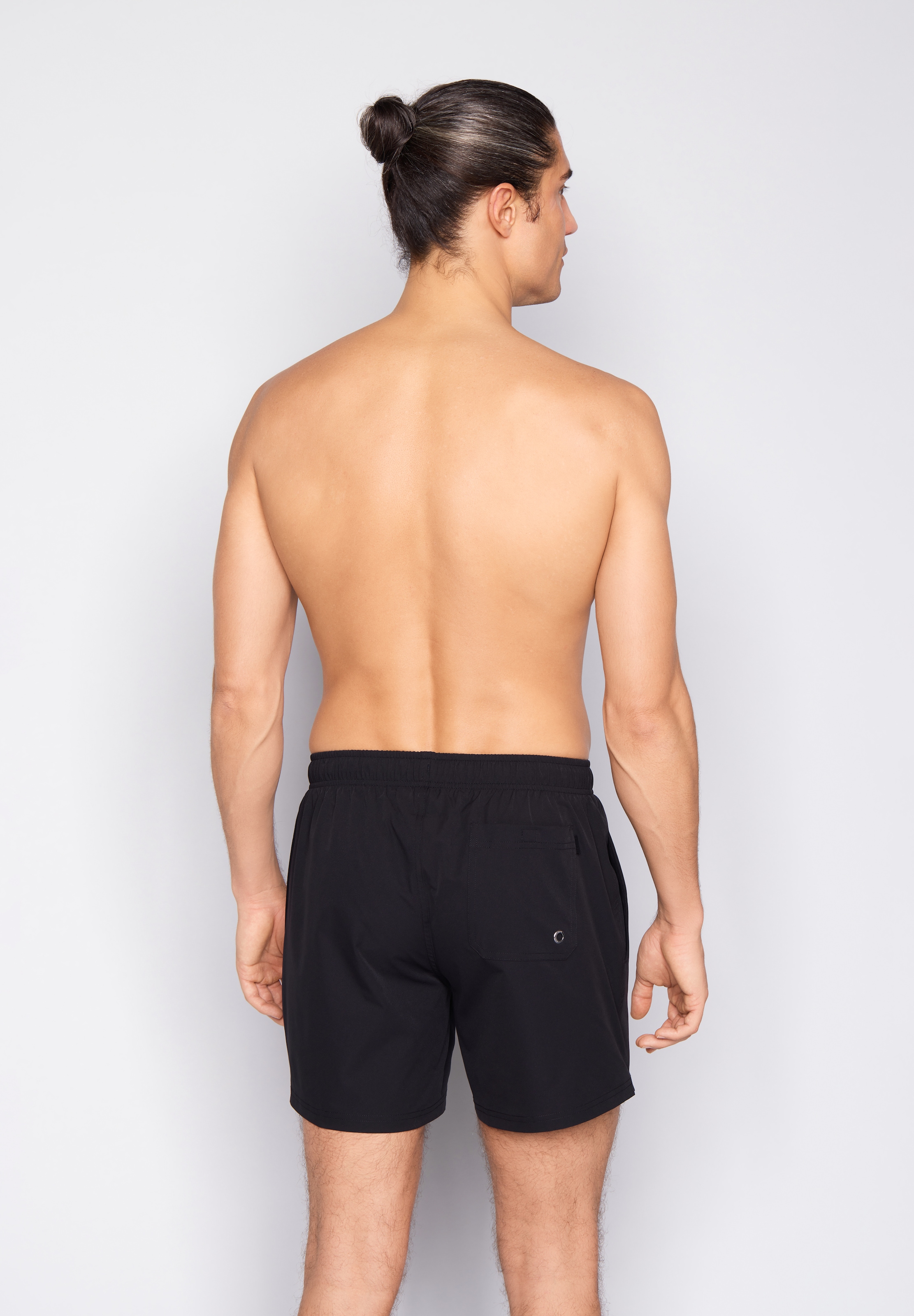 JOOP! Badeshorts »Solid Cornflower« mit seitlichen Taschen und Tunnelzug