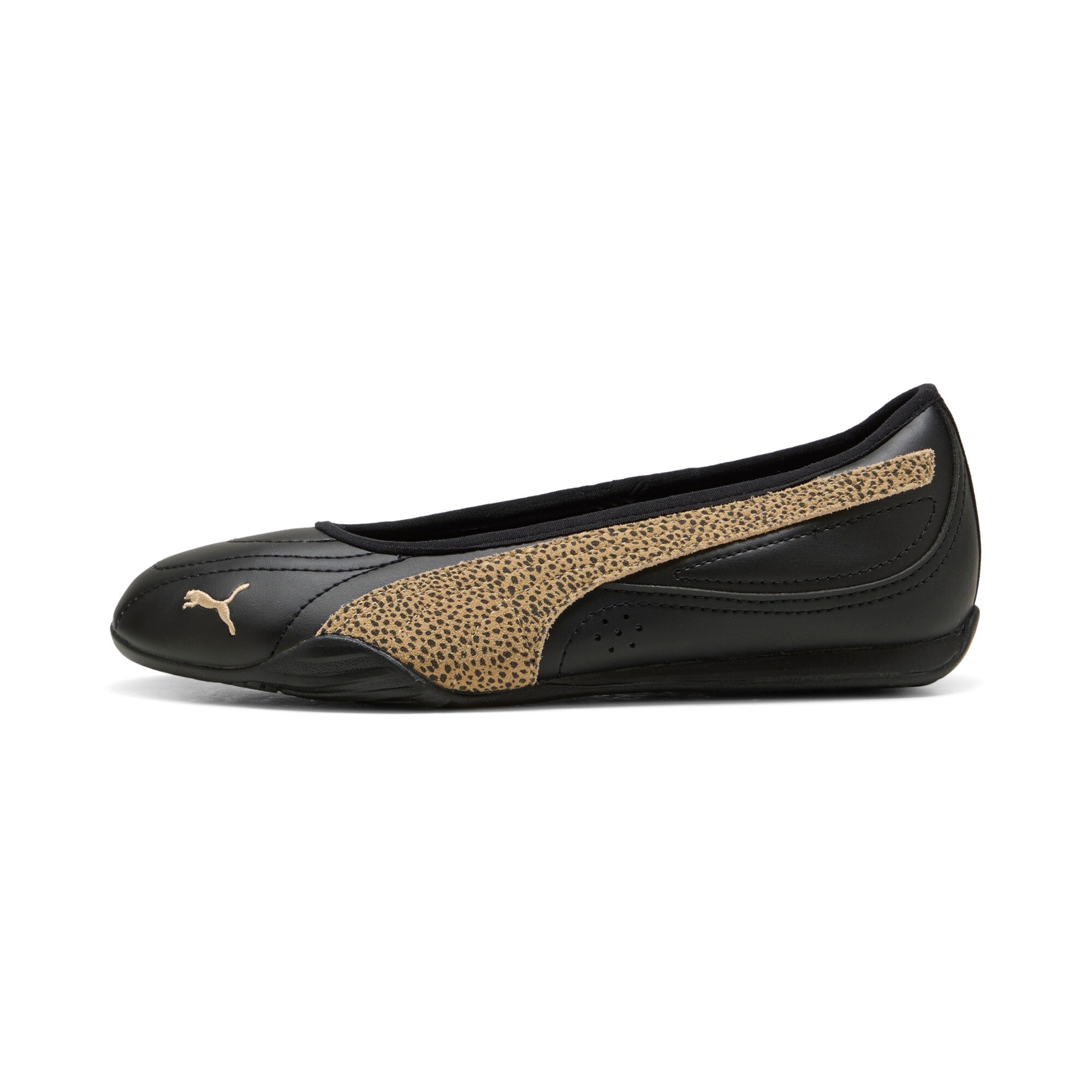 PUMA Sneaker »CATCH SOLEIL BALLERINA TOPCAT«  mit Leo-Print, mit Schnürung, mit profilierter Gummi-Laufsohle