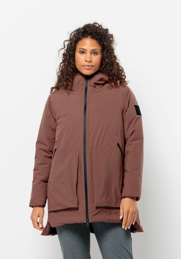 Jack Wolfskin Winterjacke "LUISENPLATZ JKT W", mit Kapuze