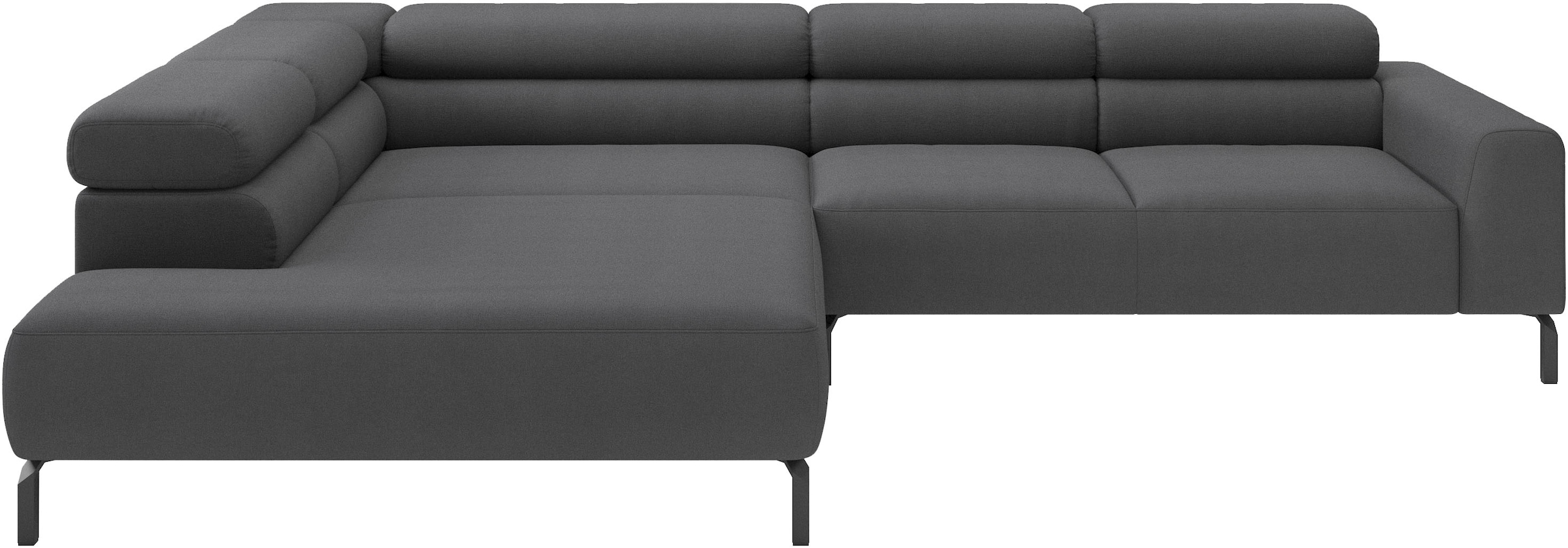 Home affaire Ecksofa "Antonelli, L-Form, incl. Kopfteilverstellung, Breite 312 cm" wahlweise elektrische Sitztiefenverstellung
